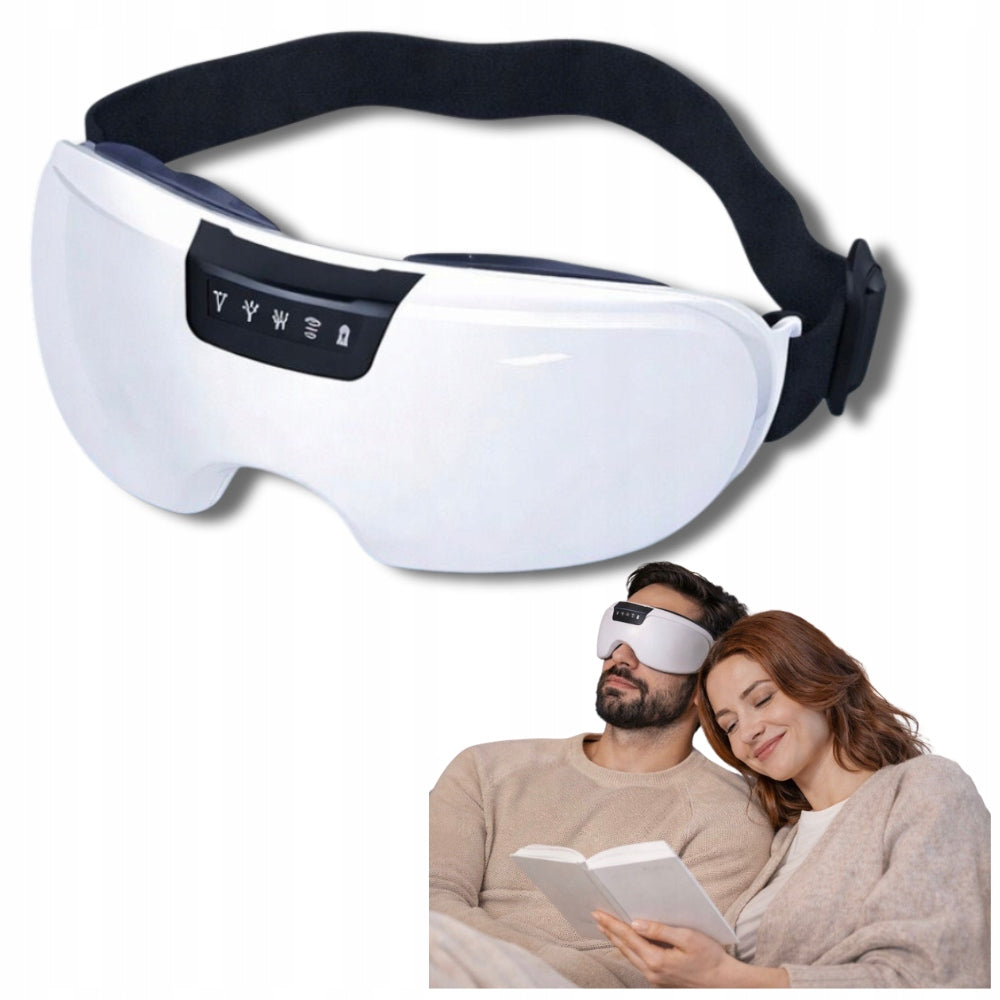 4IN1 EYE MASSAGER FOR ANTI-STRESS FATIGUE HEAT VIBRATION BLUETOOTH SPA