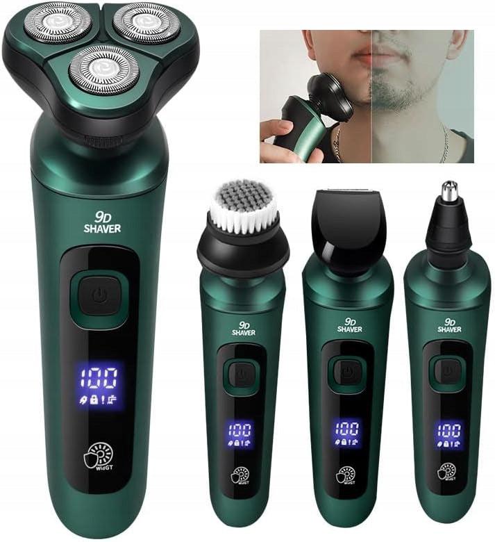 4IN1 MEN'S ELECTRIC TRIMMER CORDLESS FLOATING 3D HEADS Brand no brand