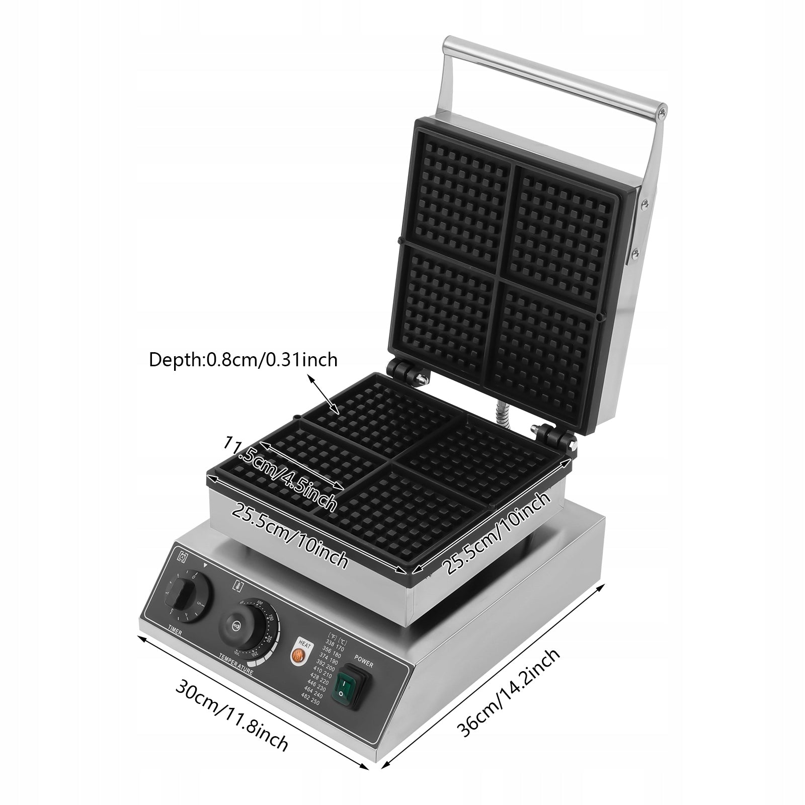 4IN1 PROFESSIONAL WAFFLE IRON 2000W Manufacturer code 24745