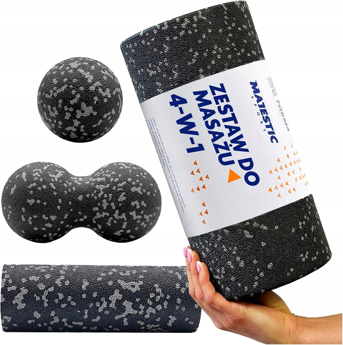4IN1 ROLLER MASSAGE SET ROLLER BALL DUOBALL EPP