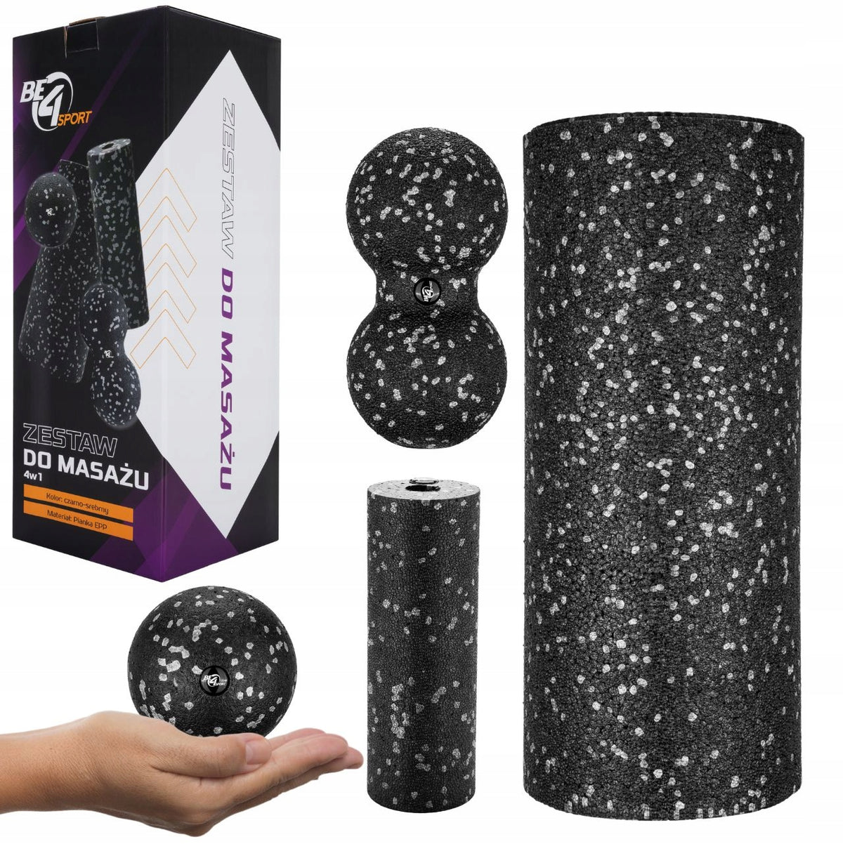 4IN1 ROLLER+MINI ROLLER+DUOBALL+BALL MASSAGE ROLLER SET GIFT