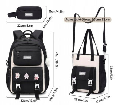 4IN1 SCHOOL BACKPACK WITH LAPTOP PENCIL CASE BAG 15,6" Manufacturer code 5900380928374