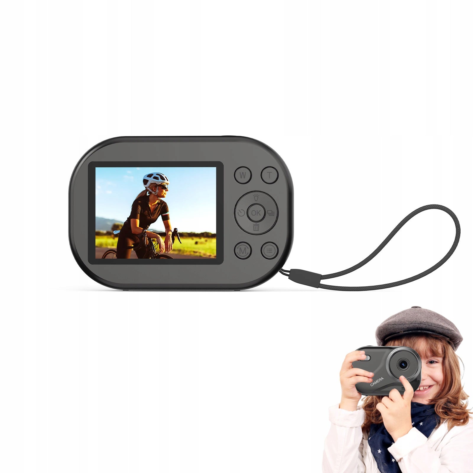 4K 16x Zoom 48MP Digital Camera with 32GB Flashlight Card for Teens 63