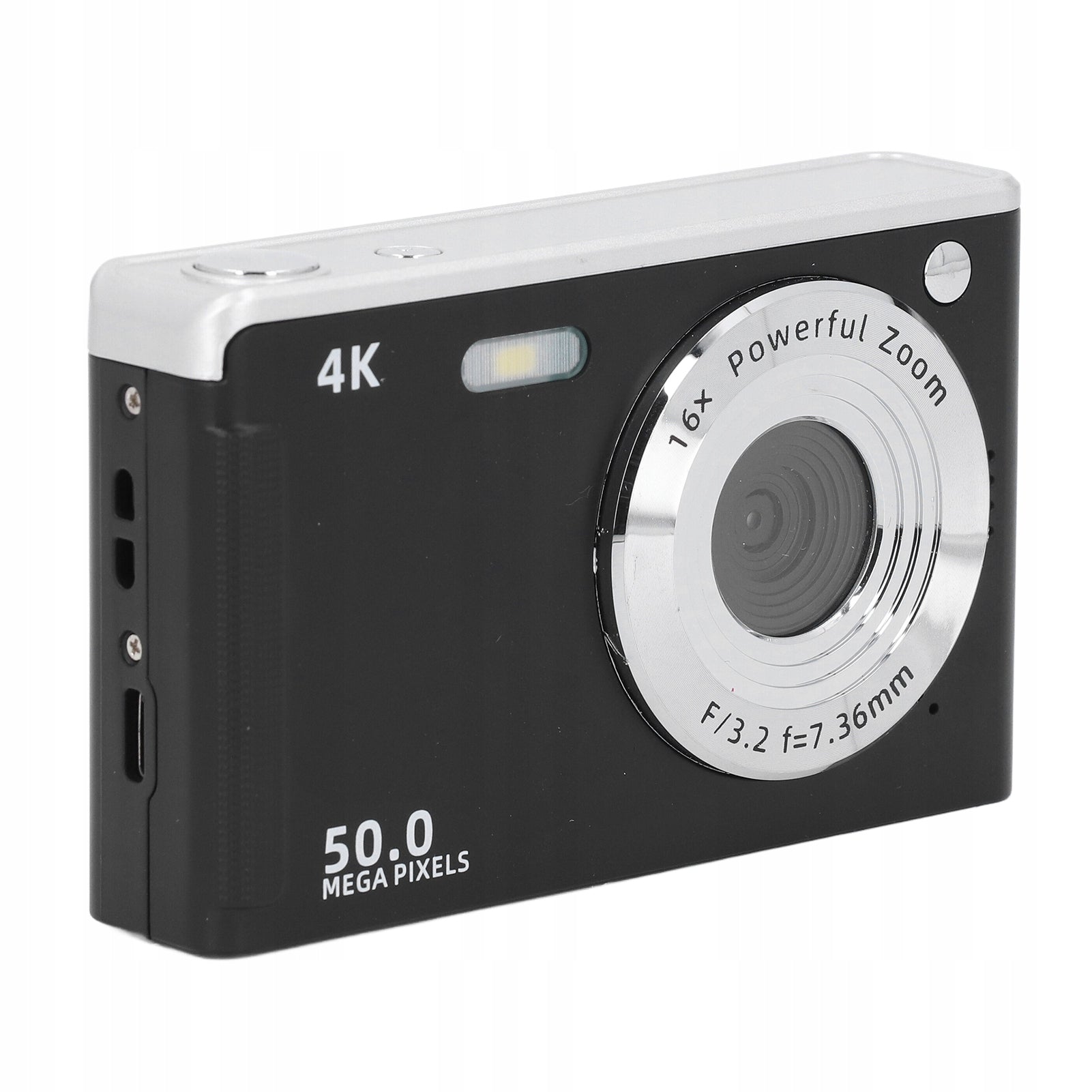4K 16x Zoom Anti Shake 50MP Autofocus Compact Camera with VM