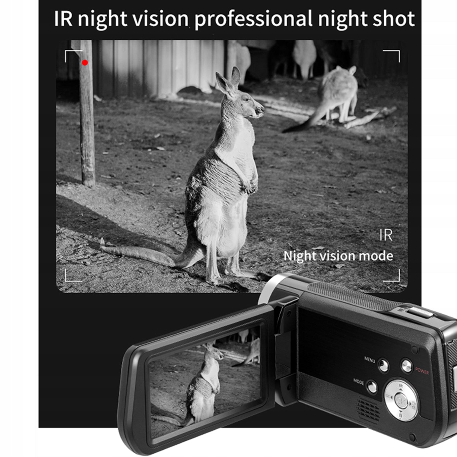 4K 24 fps DV Camera 3,0 inch IPS Screen 13MP CMOS Digital IR Video Camera No Model 2824YTYV