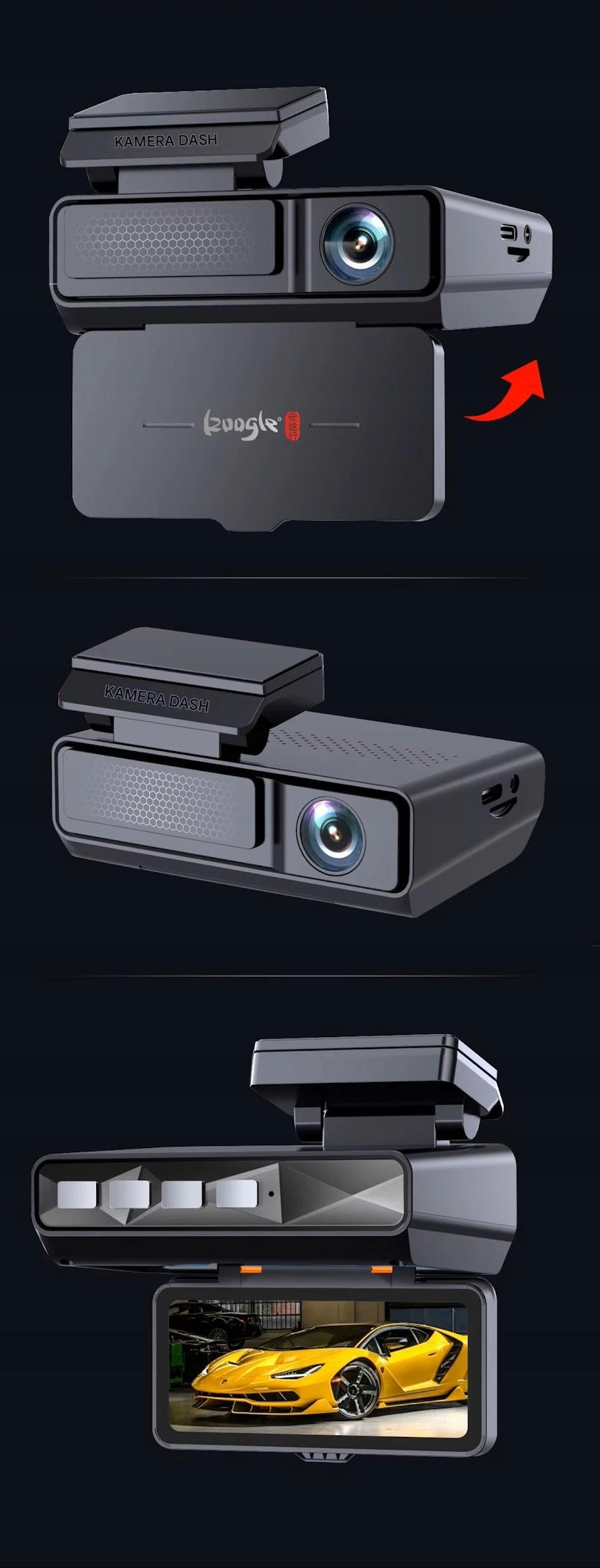 4K+2K CAR CAMERA SONY STARVIS IMX415 WDR GPS ADAS VIDEO RECORDER Packaging status original