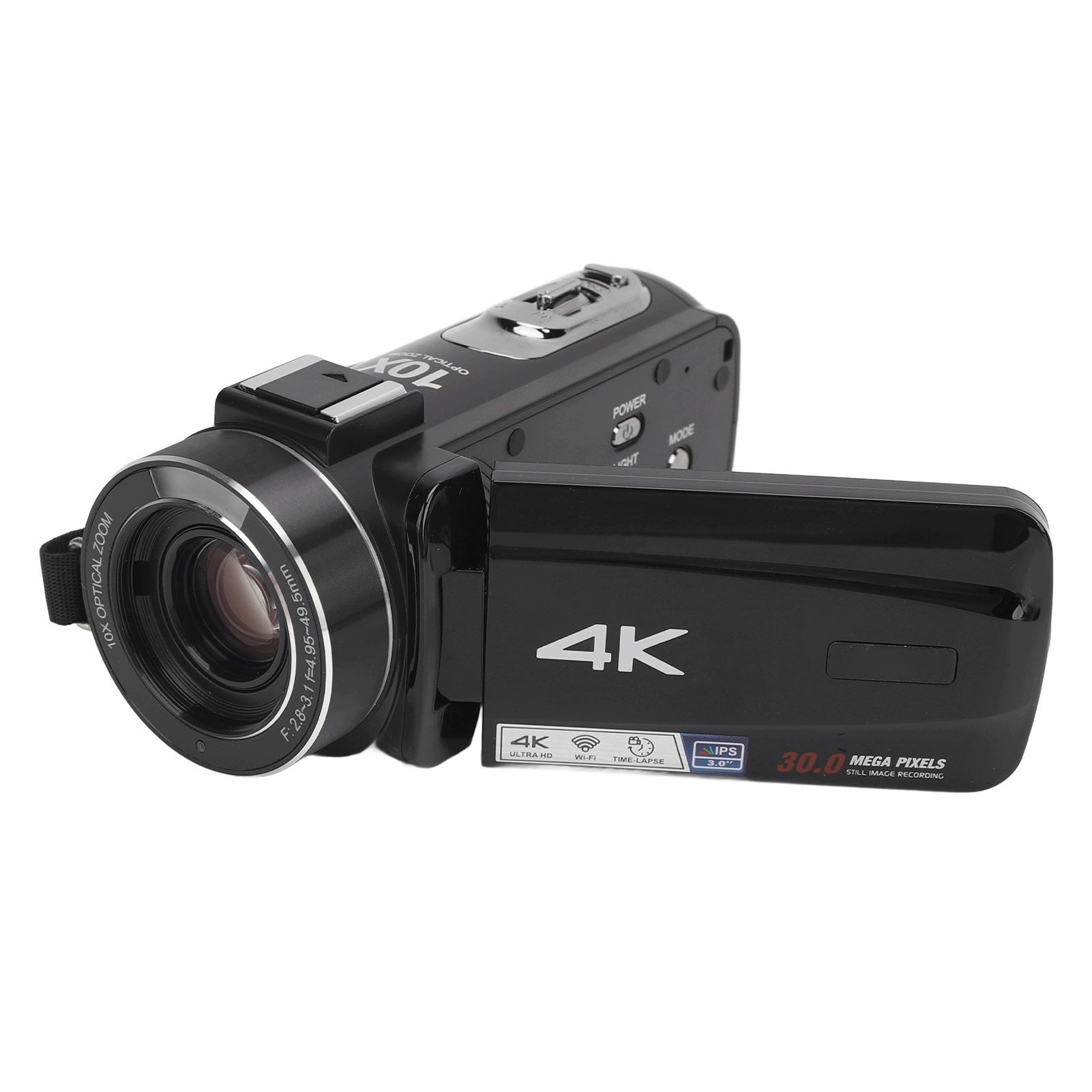 4K 300CMP Digital Camera 10x Optical Zoom 180 Rotary, 5A Brand no brand