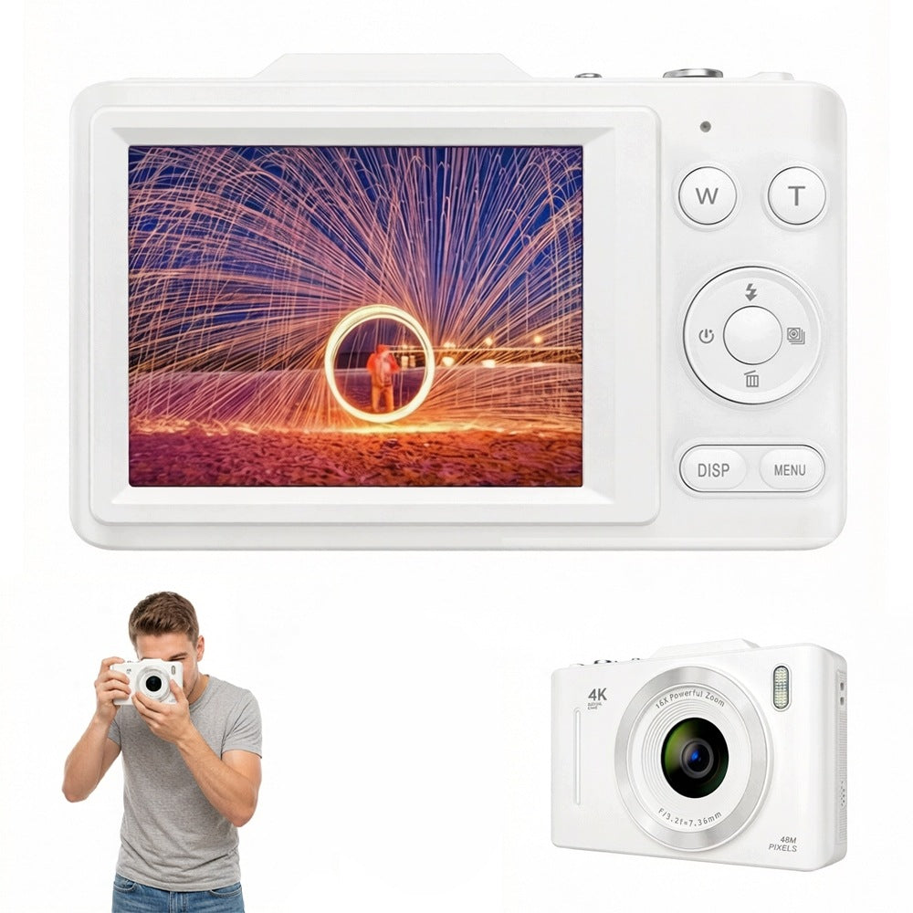 4K 48 MP DIGITAL CAMERA MACRO ZOOM MODE 16X LIGHTWEIGHT COMPACT WITH CARD Resolution 1000 Mpx