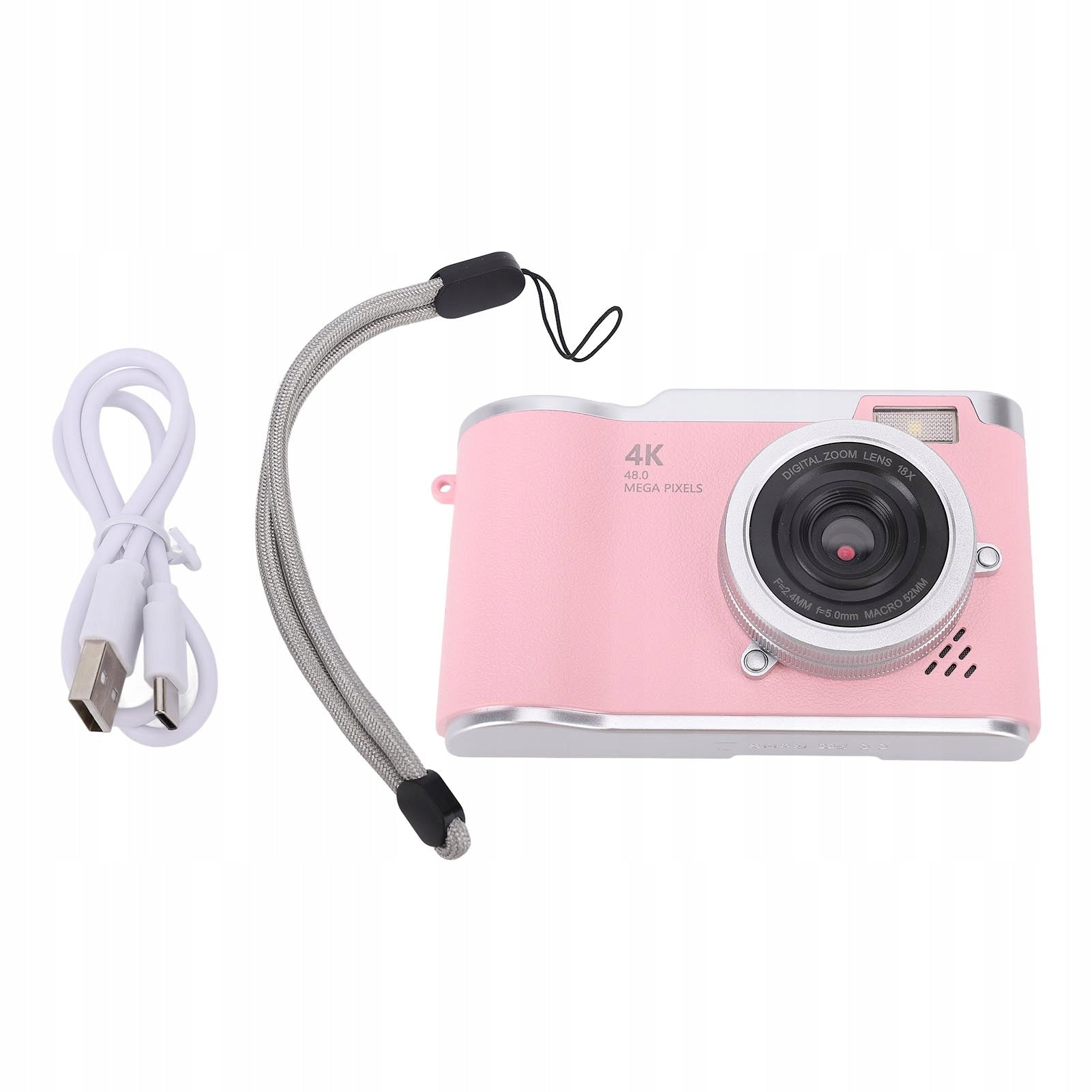 4K 48MP Digital Camera 18x Zoom Auto Focus Anti Shake 2,4 Inch R5 Model 2799TLPN