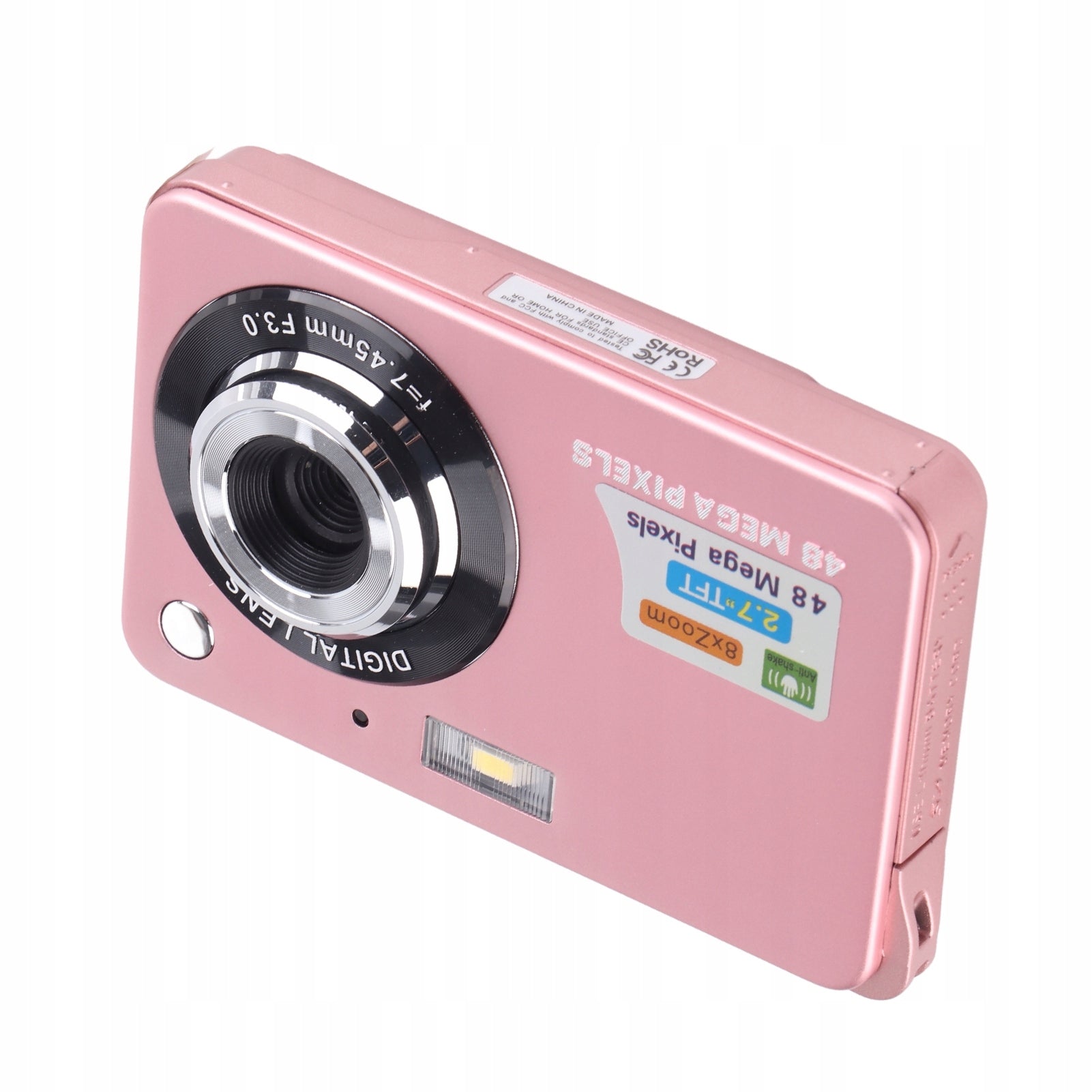 4K 48MP Digital Camera 2,7 Inch LCD Display 8x Zoom Anti G5