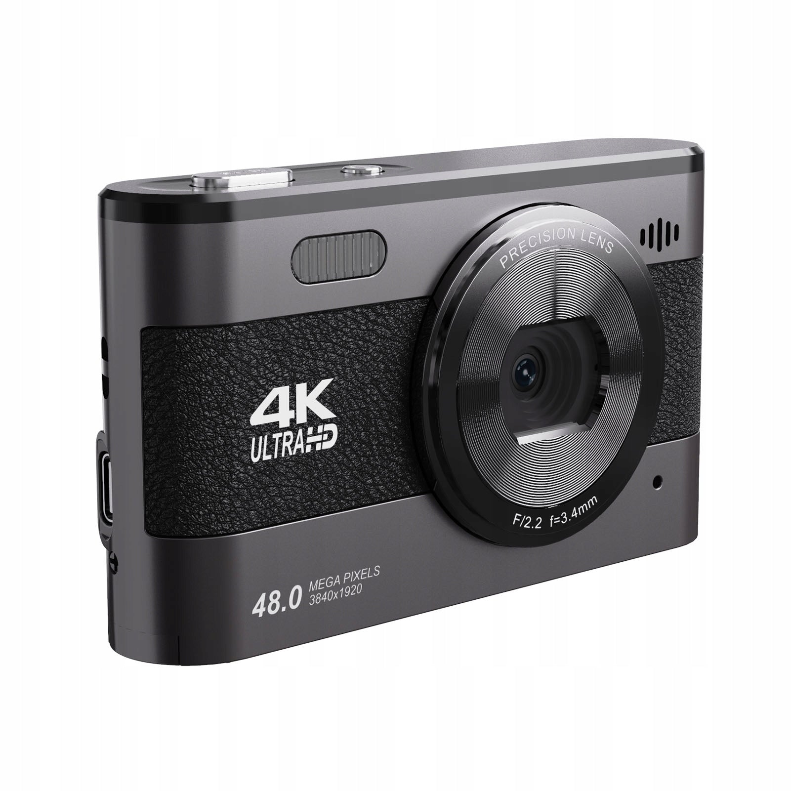 4K 48MP Digital Camera 3in Screen 18x Zoom Retro Compact Portable for Y6