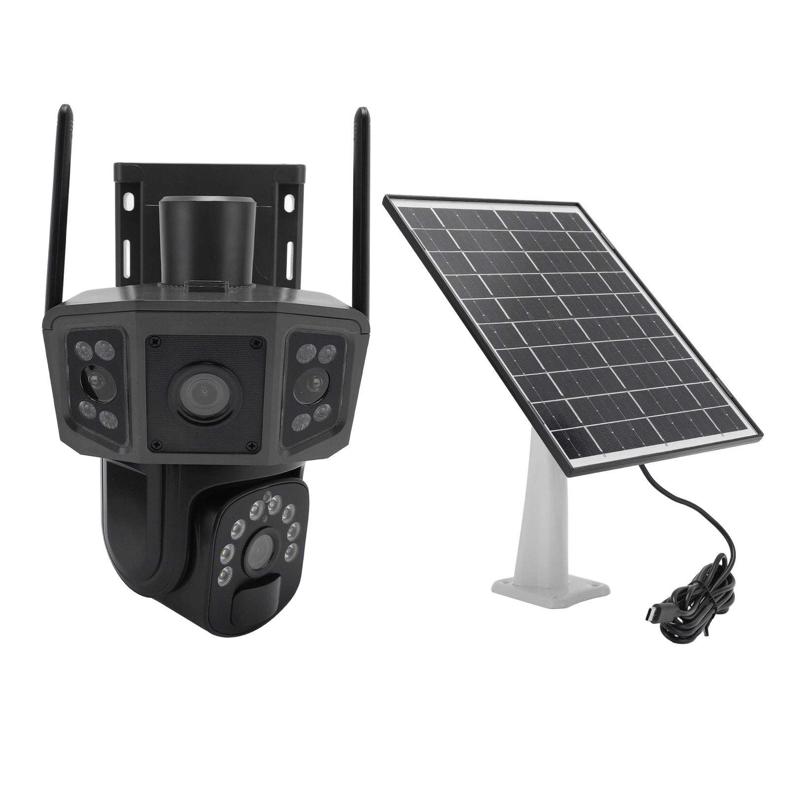4K 4G 8MP HD Security Cameras Solar Powered CO Model 6871BLWT