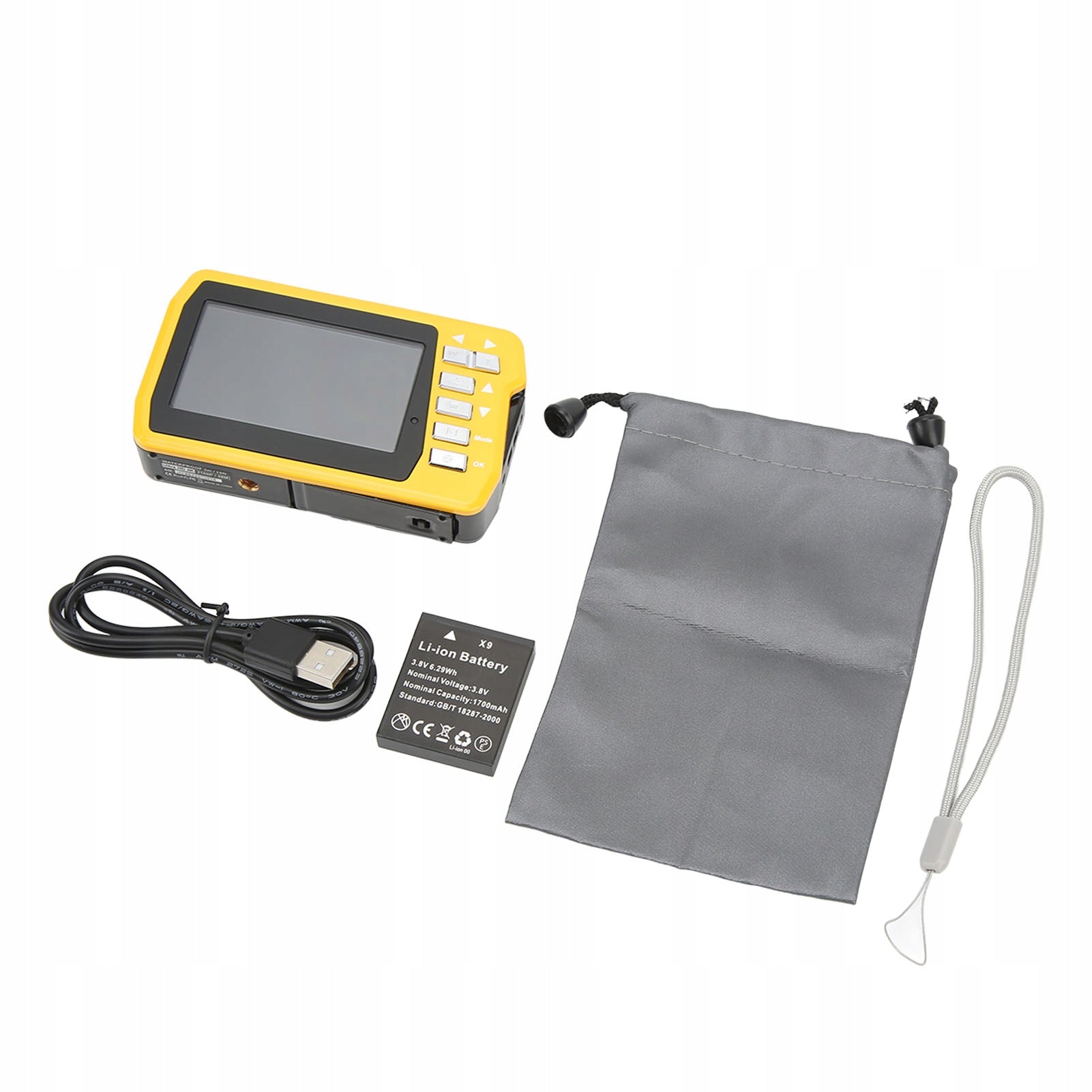4K 56 MP Digital Camera with Dual Screen and 18x DE Zoom