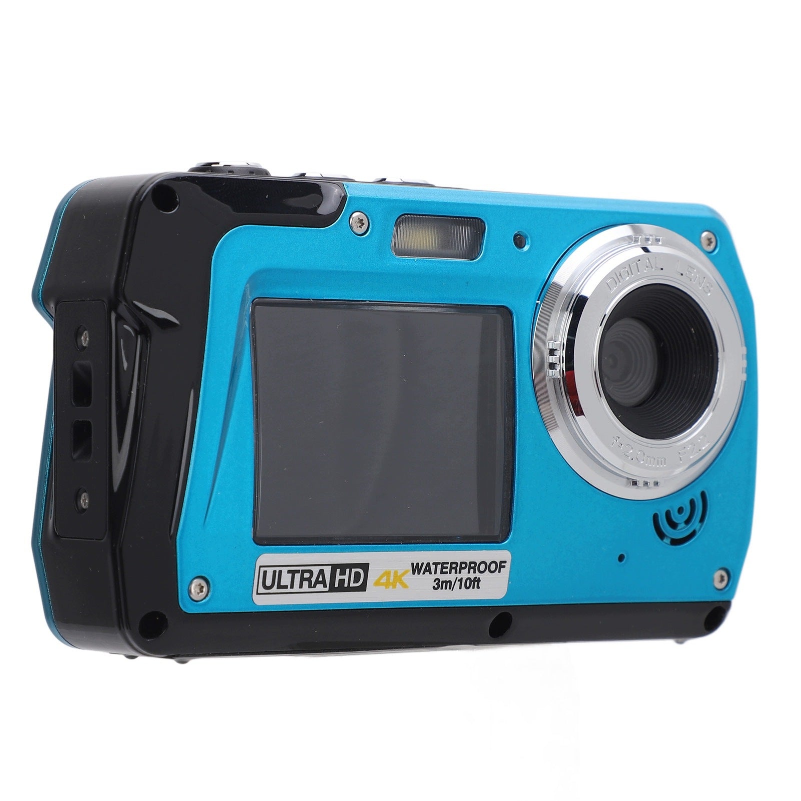 4K 56MP 16X Zoom Underwater Camera Dual Screens 1700mAh 10FT ZW Resolution 1 Mpx