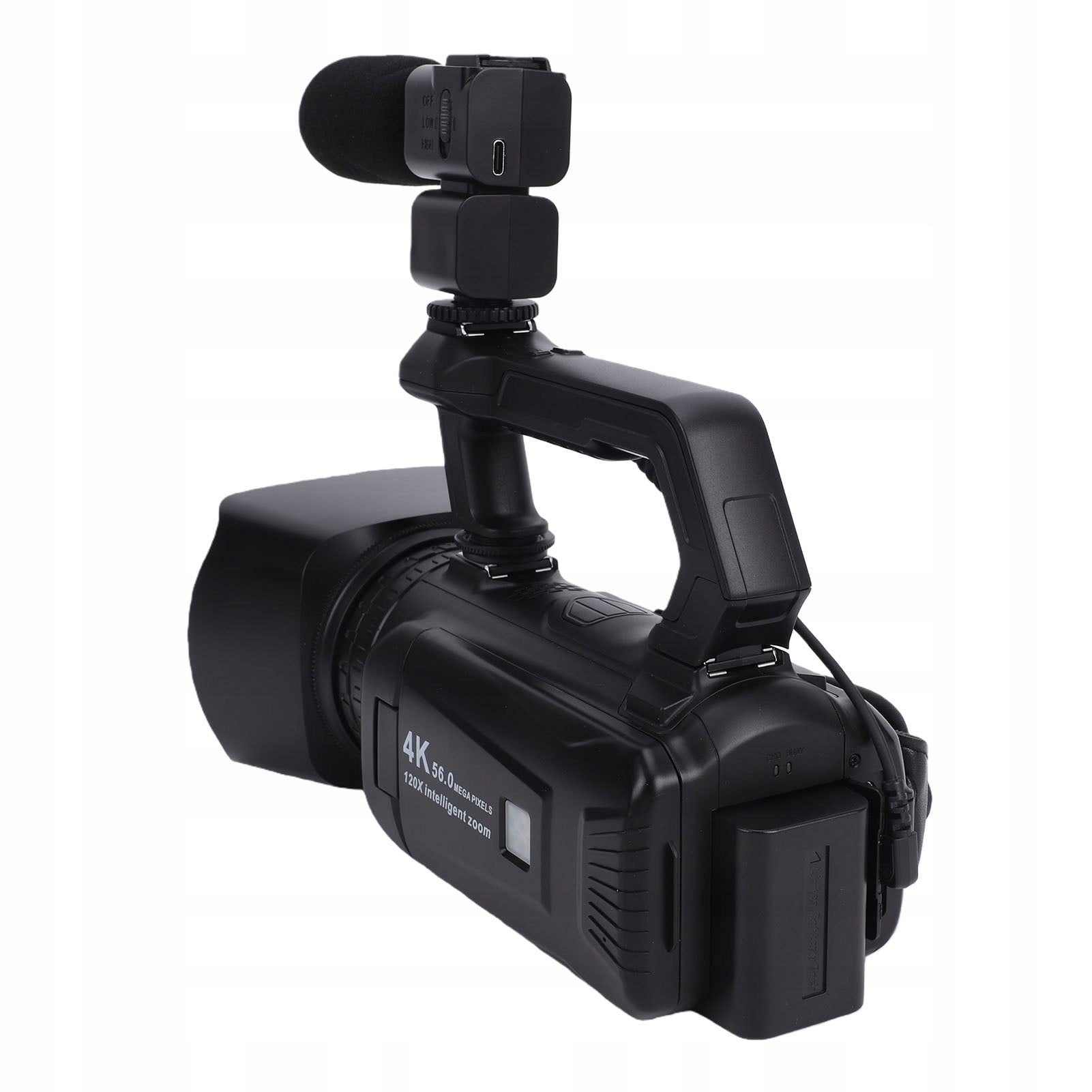 4K 56MP Camcorder with 6x Optical Zoom and 40x Digital Zoom
