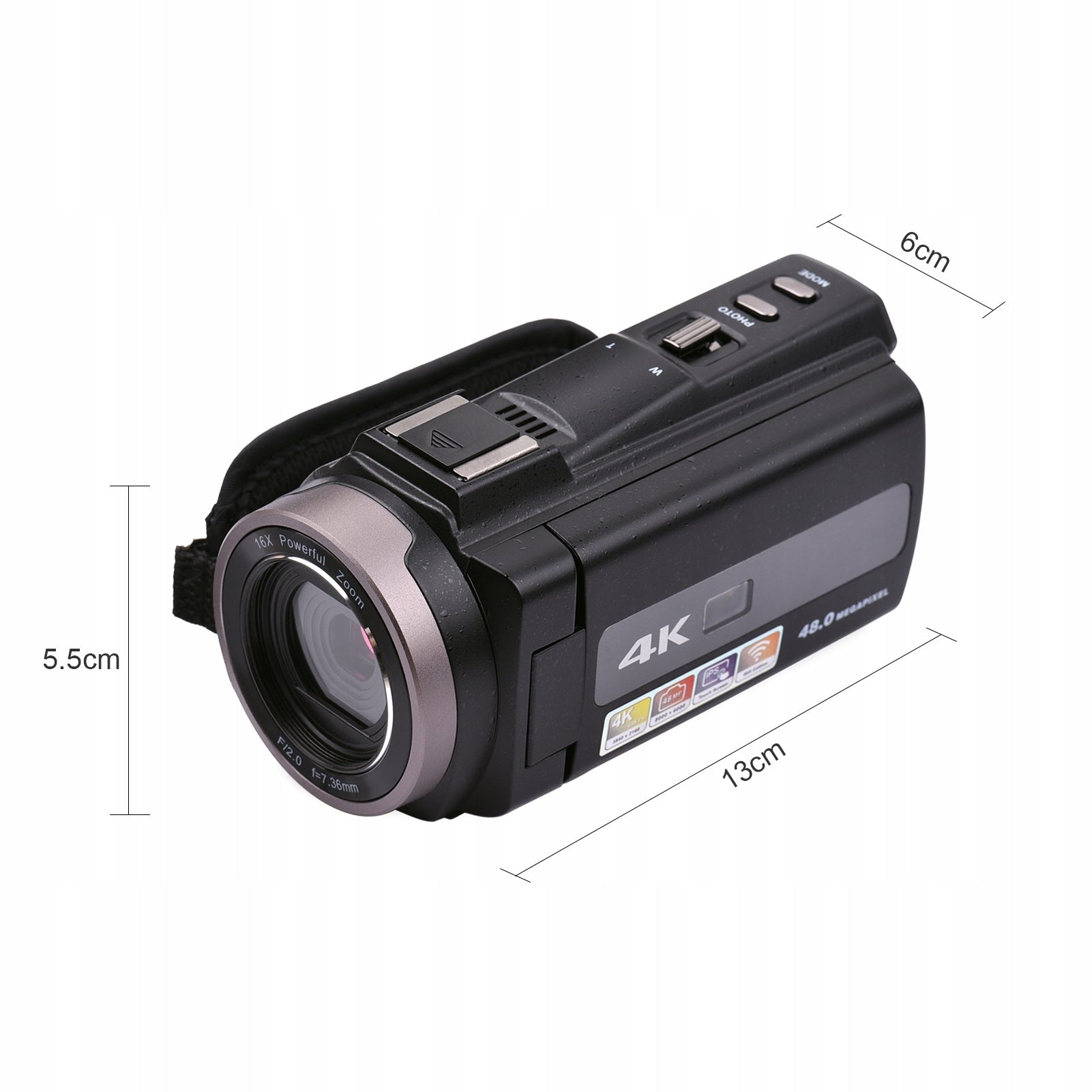 4K 60FPS HD Digital Video Camera DV Camera 48MP 16x Zoom 3 Inch RPM Manufacturer code 791566629100