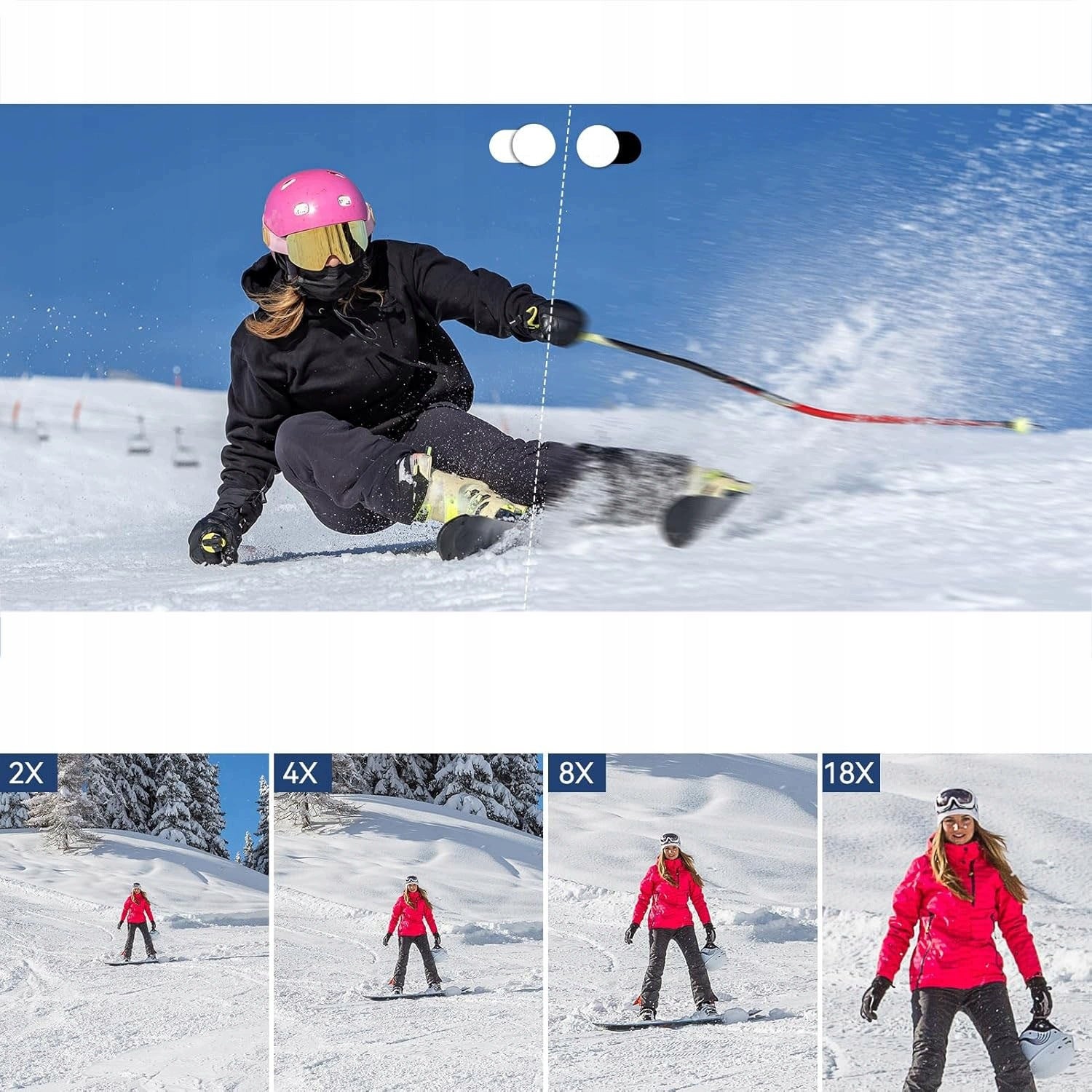 4K 64 MEGAPIXELS DIGITAL CAMERA 18X IMAGE STABILIZATION DUAL SCREEN Packaging status original