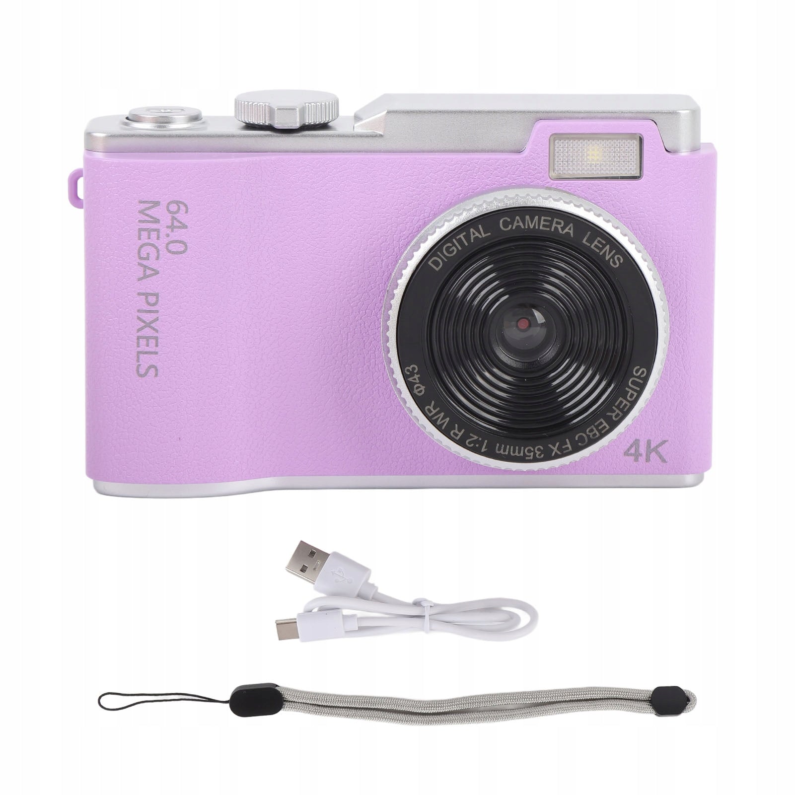 4K 64 MP Digital Camera Compact Point-and-Take Photo Camera 7E Model 2699JGPH