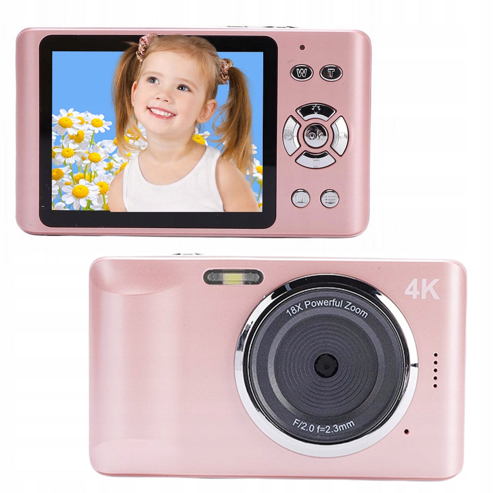 4K 64MP 18X ZOOM DIGITAL CAMERA WITH 64GB CARD Gift