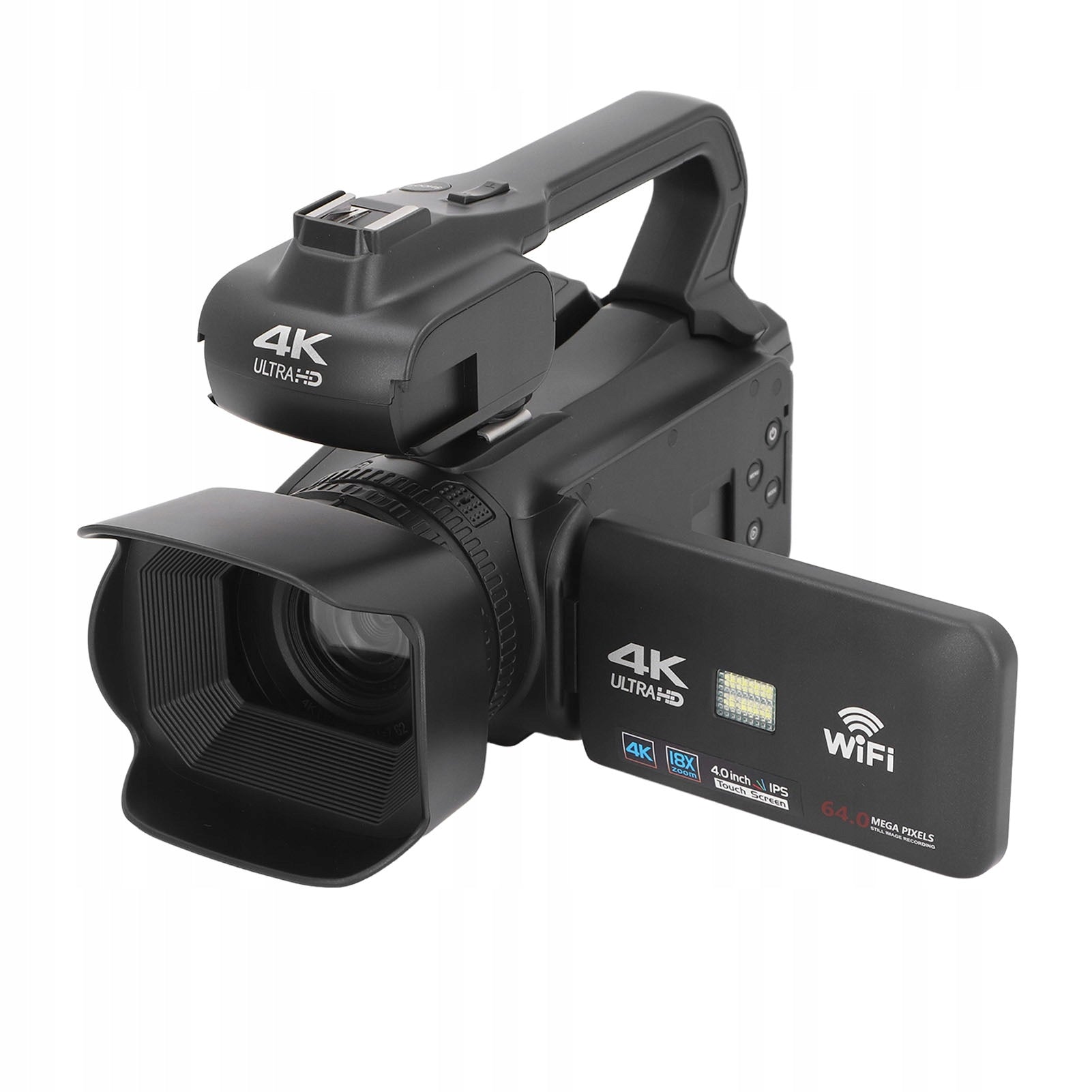 4K 64MP Camera 18x Digital Zoom 4 Inch Touch Screen 1C Camera Model 0594TPIB
