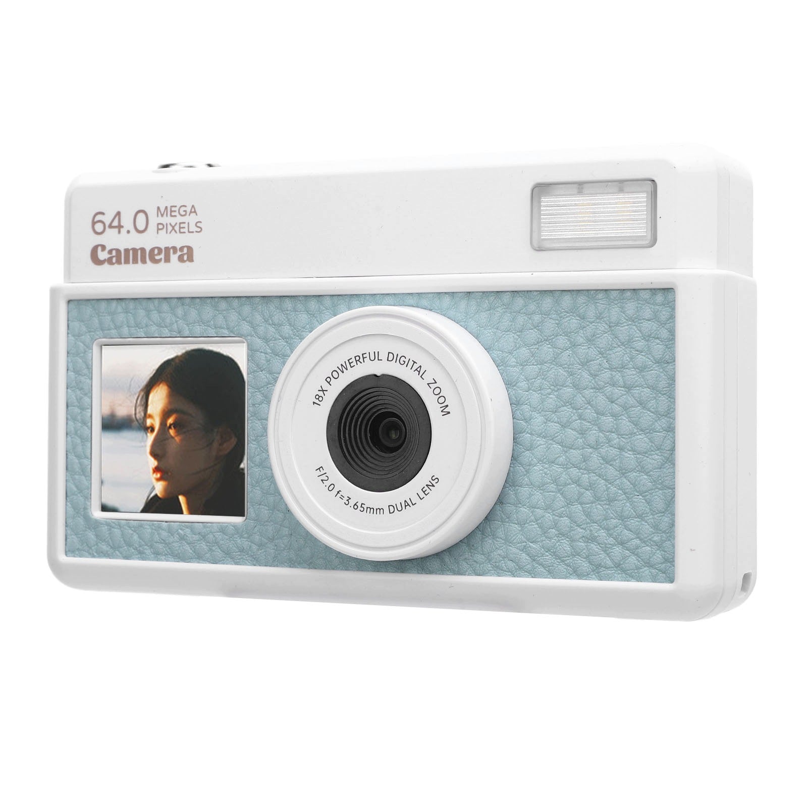 4K 64MP Digital Camera 18x Zoom Auto Focus 2,8 Inch NV Screen Model 0321EHKF