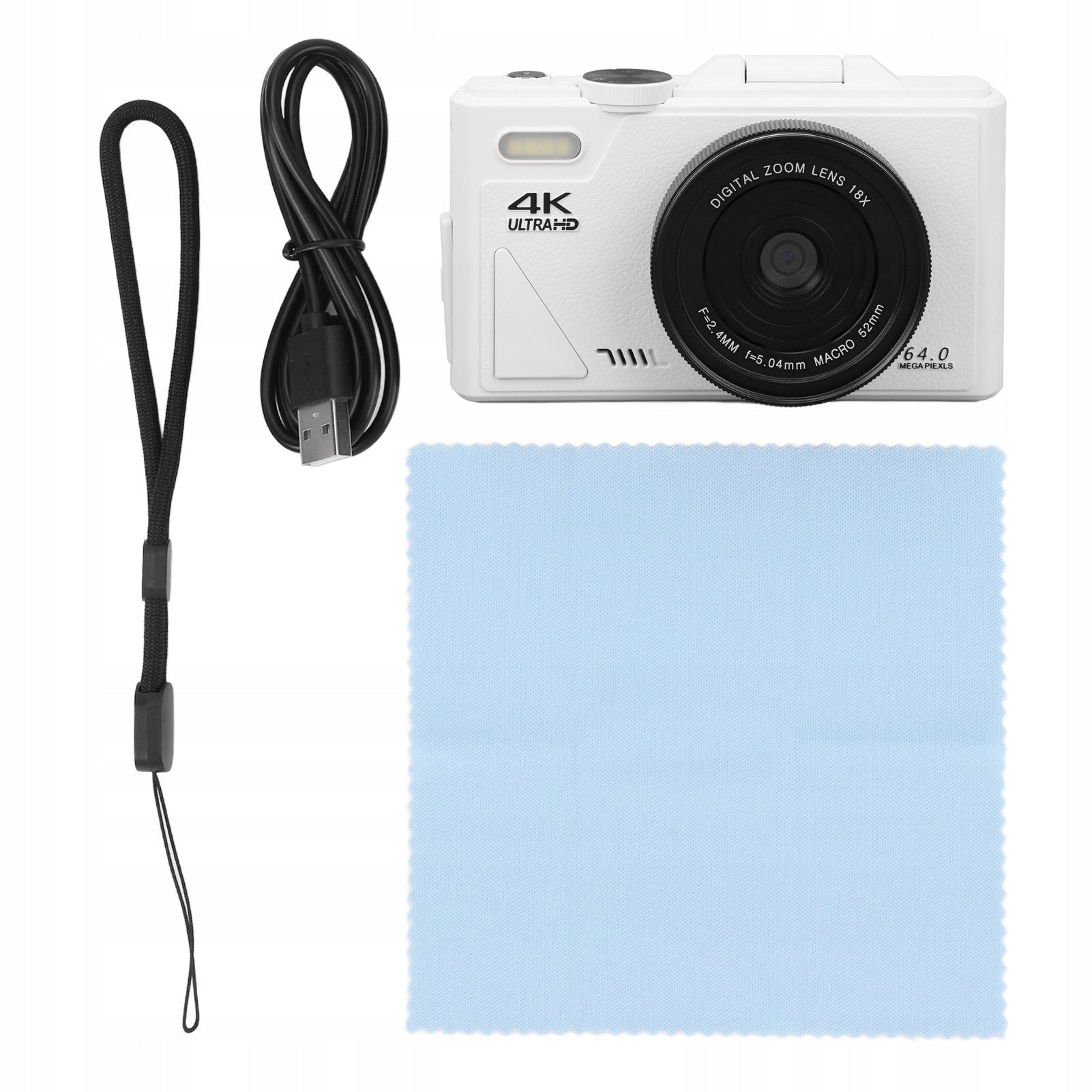 4K 64MP UHD Digital Camera 18x Zoom Autofocus Retro Compact Brand no brand
