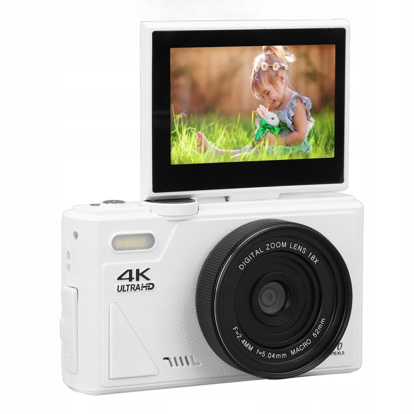 4K 64MP UHD Digital Camera 18x Zoom Autofocus Retro Compact