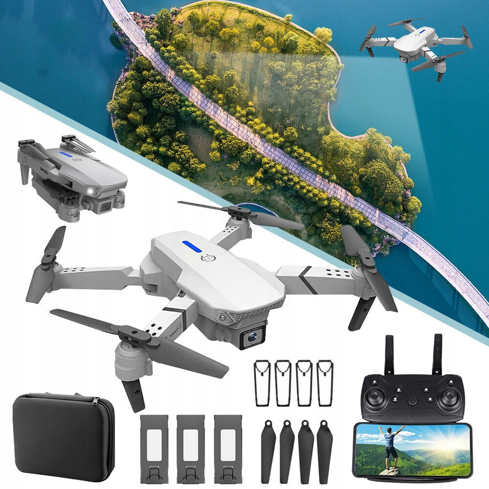 4K CAMERA DRONE FOR BEGINNER ADULTS, 3D FLIPPING, GIFTS
