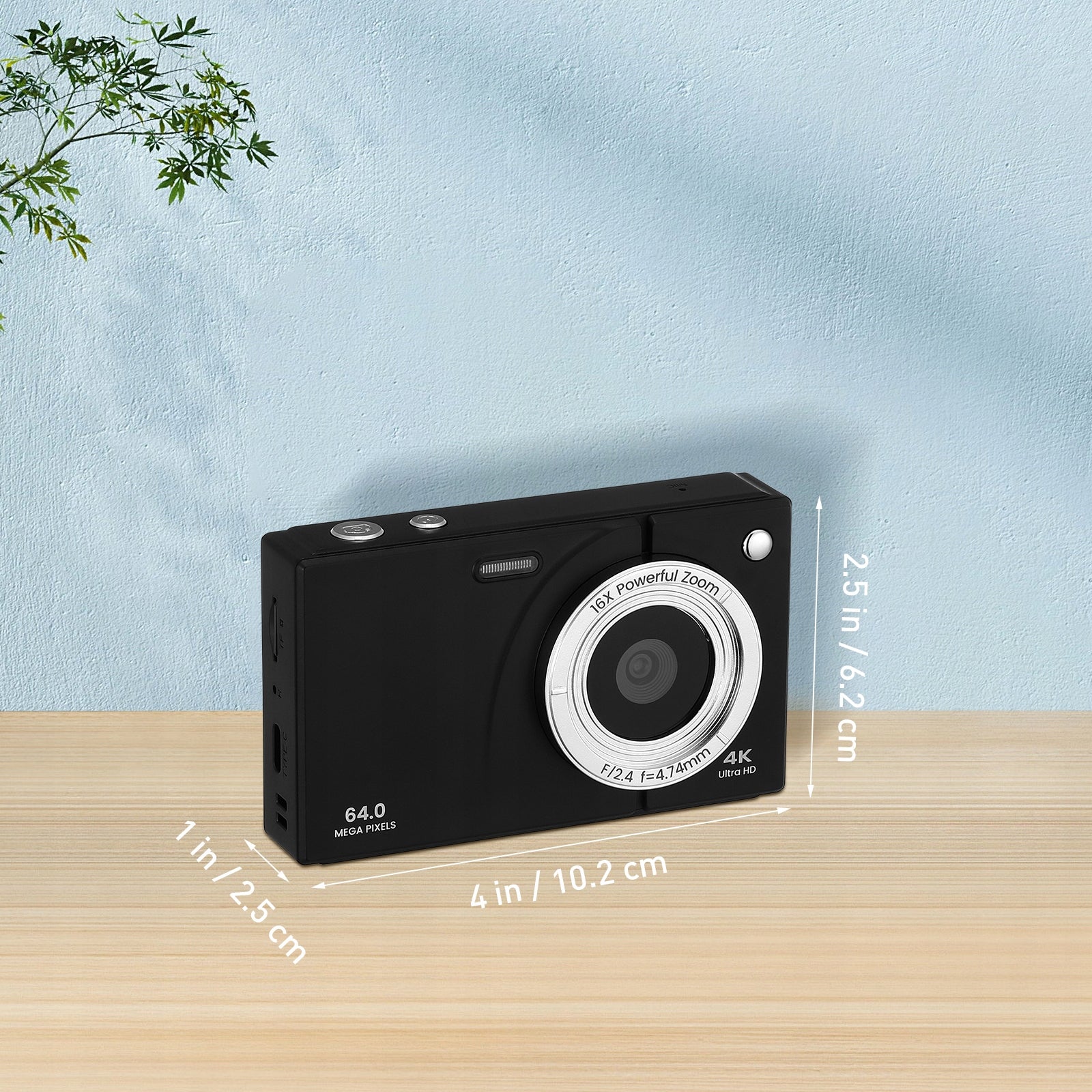 4K CYFROWY APARAT FOTOGRAFICZNY HD 1080P 64MP ZOOMEM 16X DLA DZIECI Manufacturer code 4896009086635