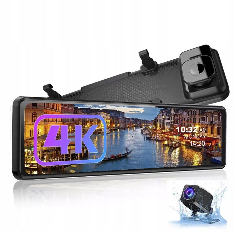 4K DVR Mirror WiFi GPS Reversing Camera