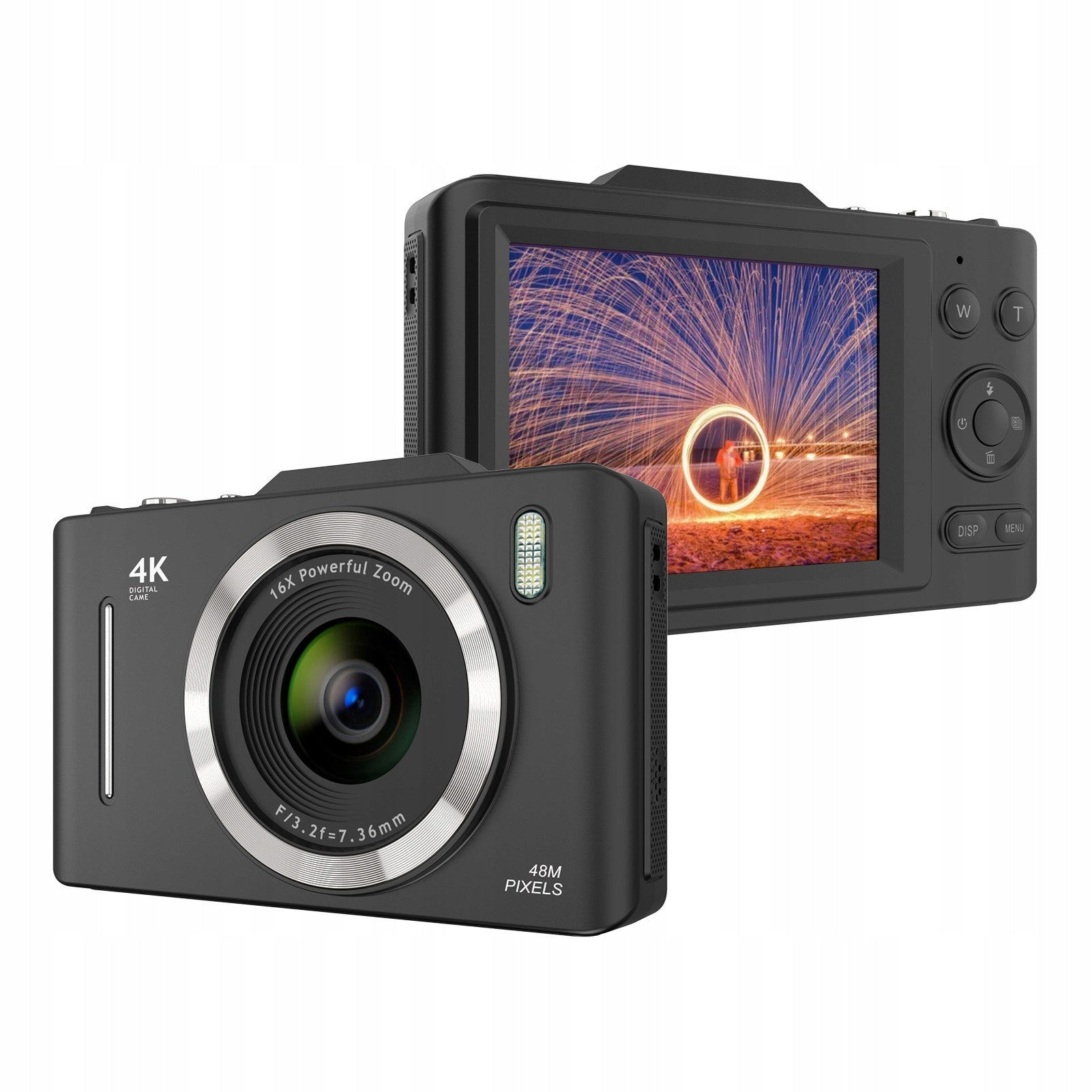 4K Digital Camera 48MP 2,8 inch IPS 2B Portable Digital Video Camera Model 6130SNIZ