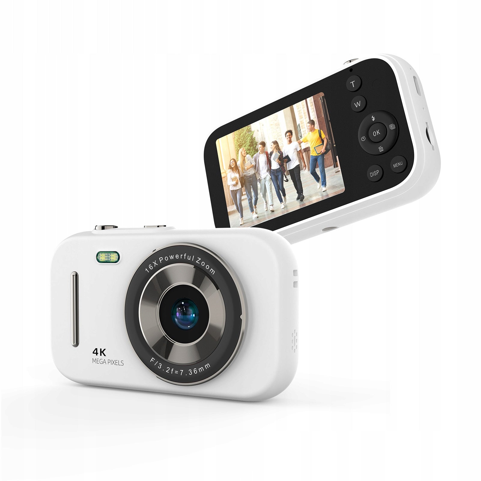 4K Digital Camera 48MP Portable Digital Video Camera 2,8 Inch 6O