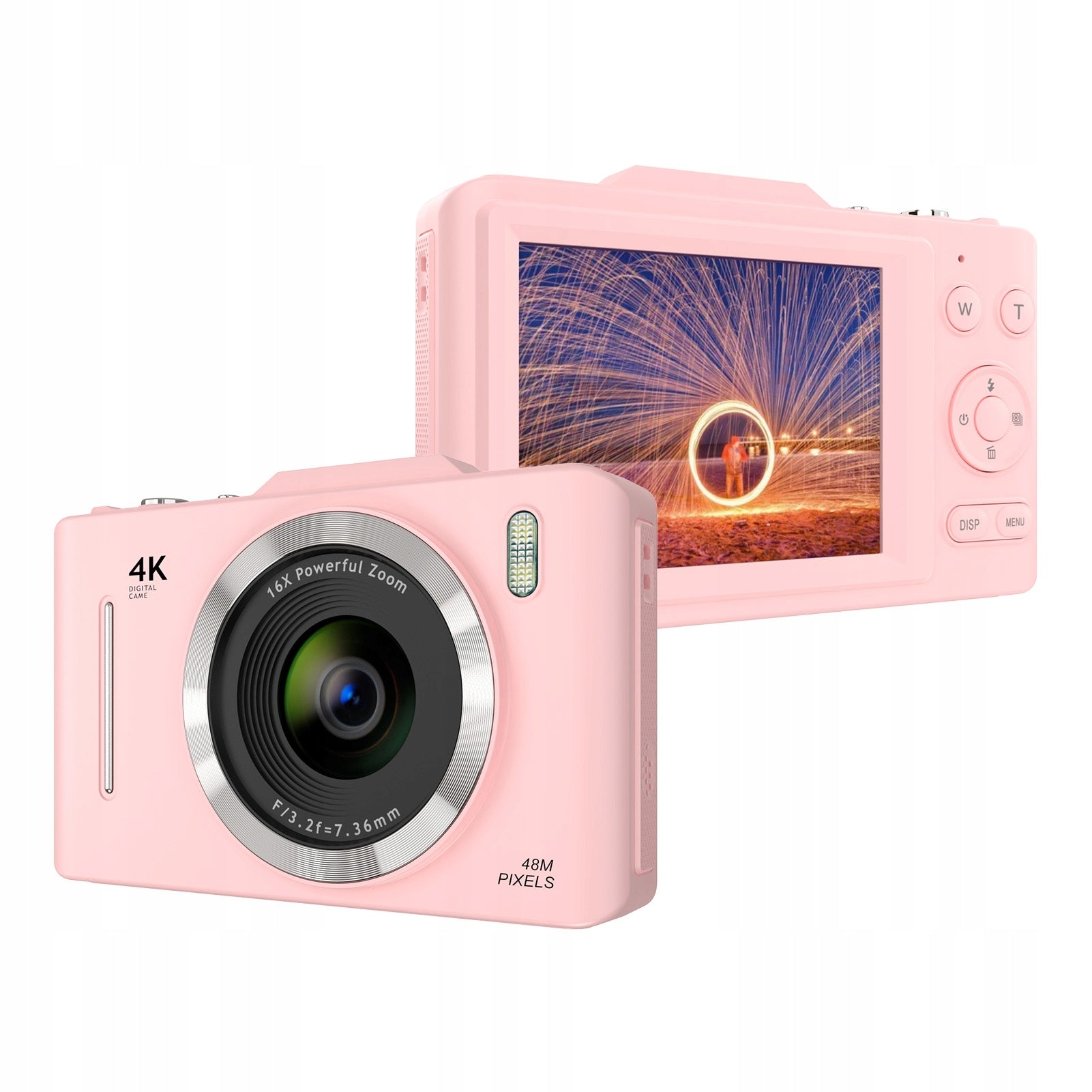 4K Digital Camera 48MP Portable Digital Video Camera 2,8 Inch IPS 7I Model 7876JQDV