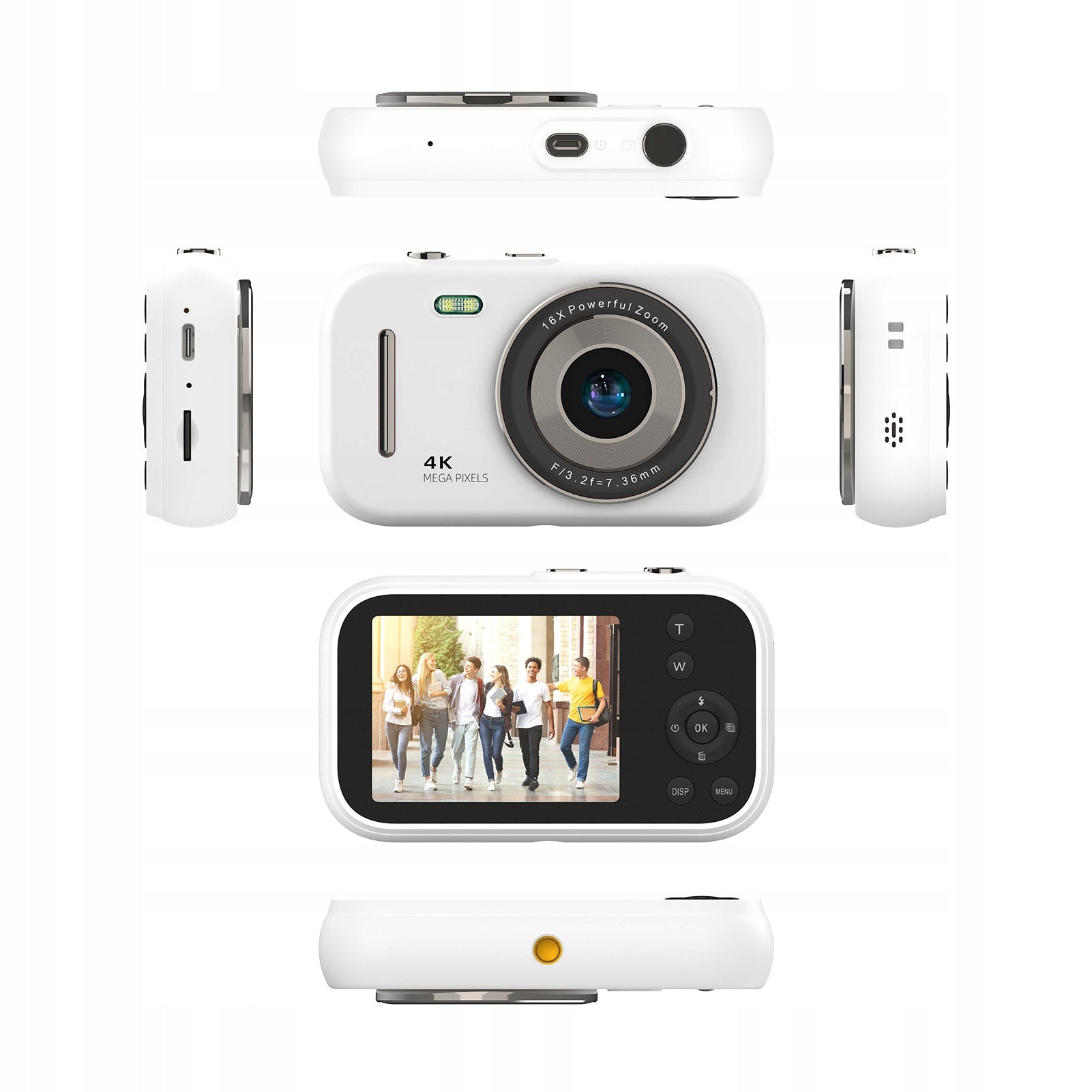4K Digital Camera 48MP Portable Digital Video Camera 2,8 InchTM Model 3731OUFI