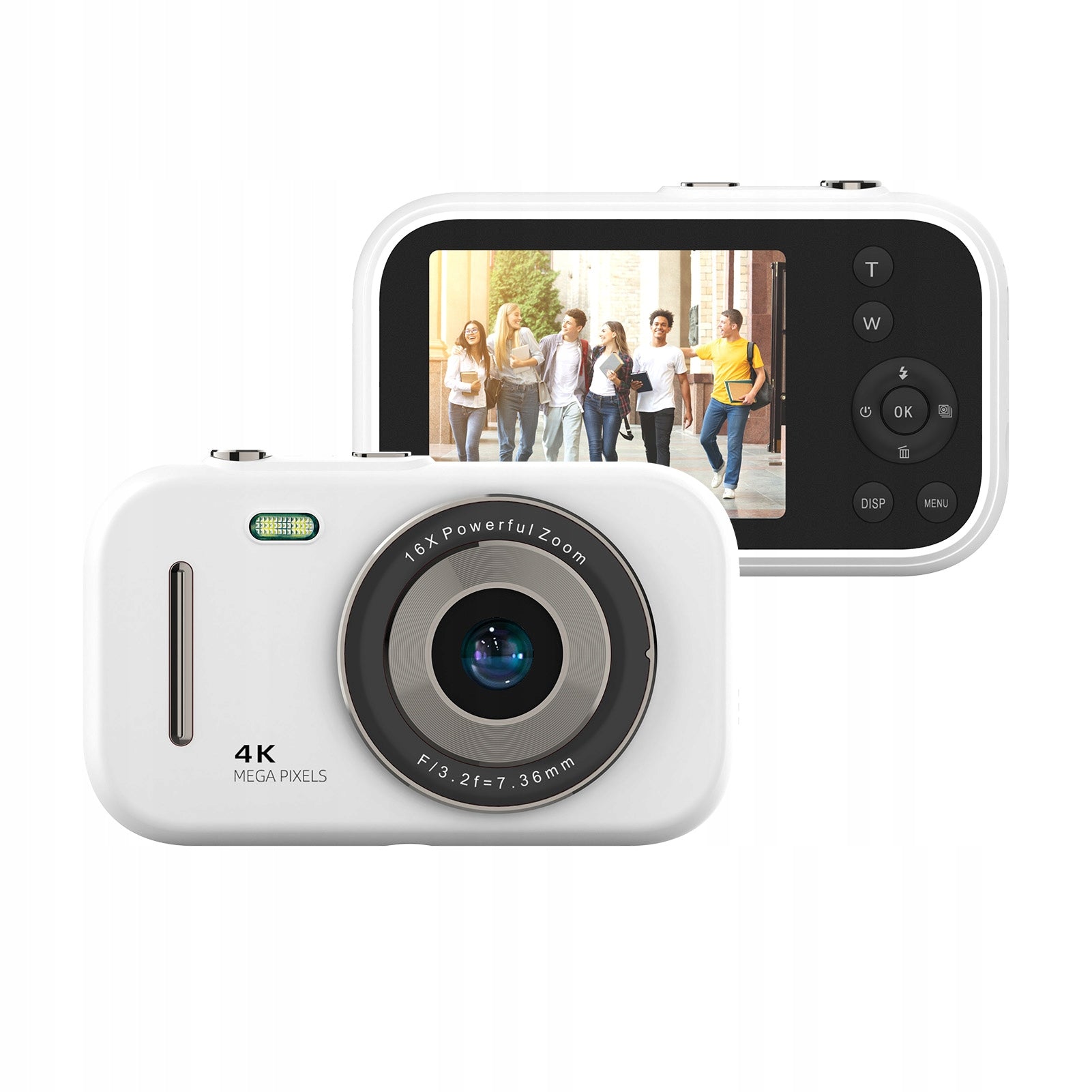4K Digital Camera 48MP Portable Digital Video Camera 2,8 InchTM