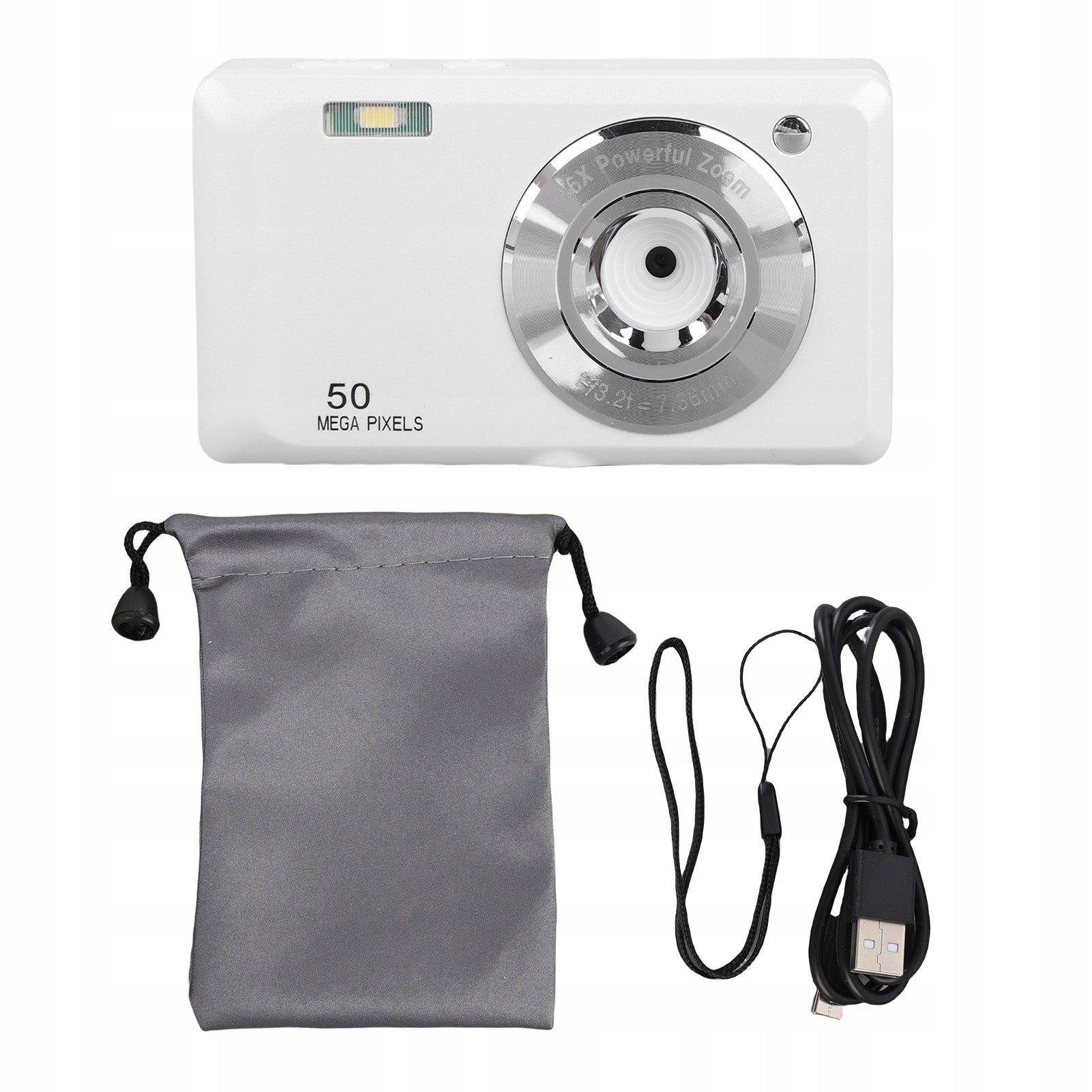 4K Digital Camera 50MP 16x Zoom Autofocus 2,7 Inch 7I Display Brand no brand