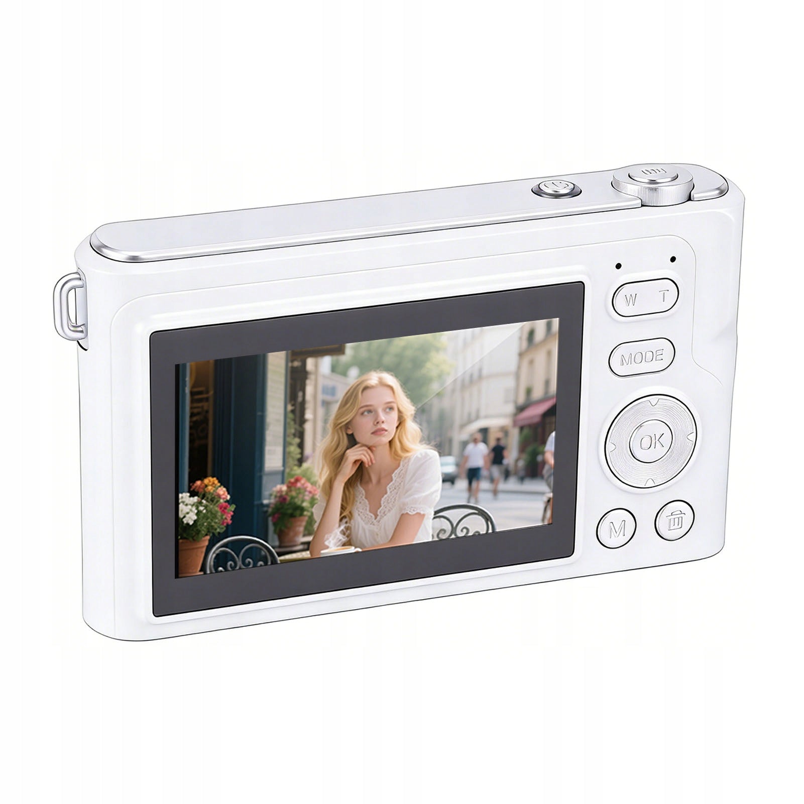 4K Digital Camera, 5x Optical Zoom, Anti-Shock, 64 MP, 3-Inch