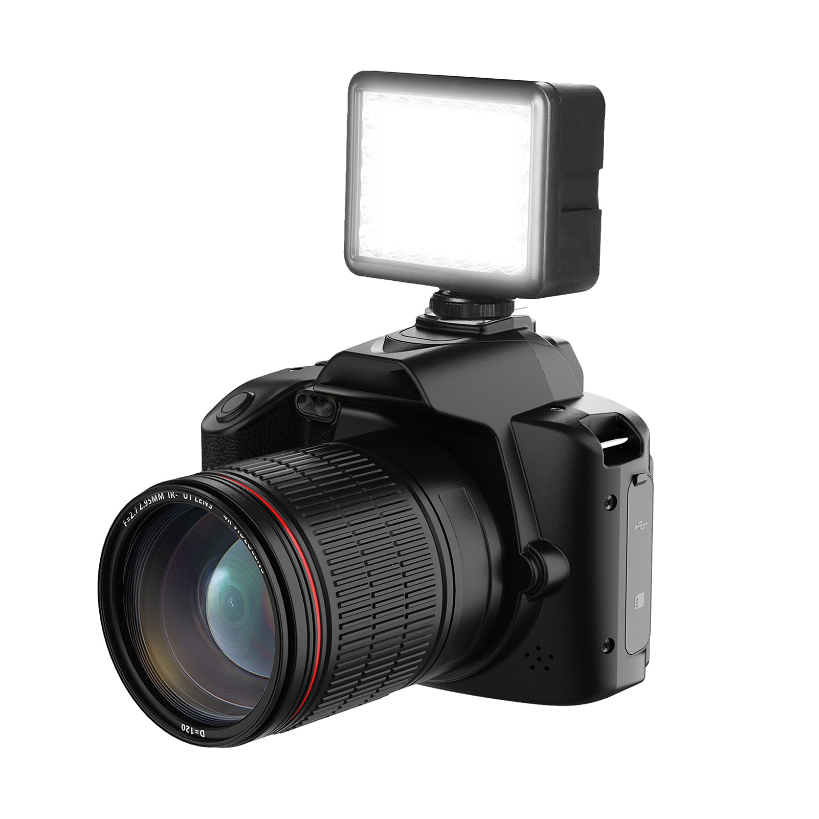 4K Digital Camera 64MP Digital Video Camera Dual TT Lens