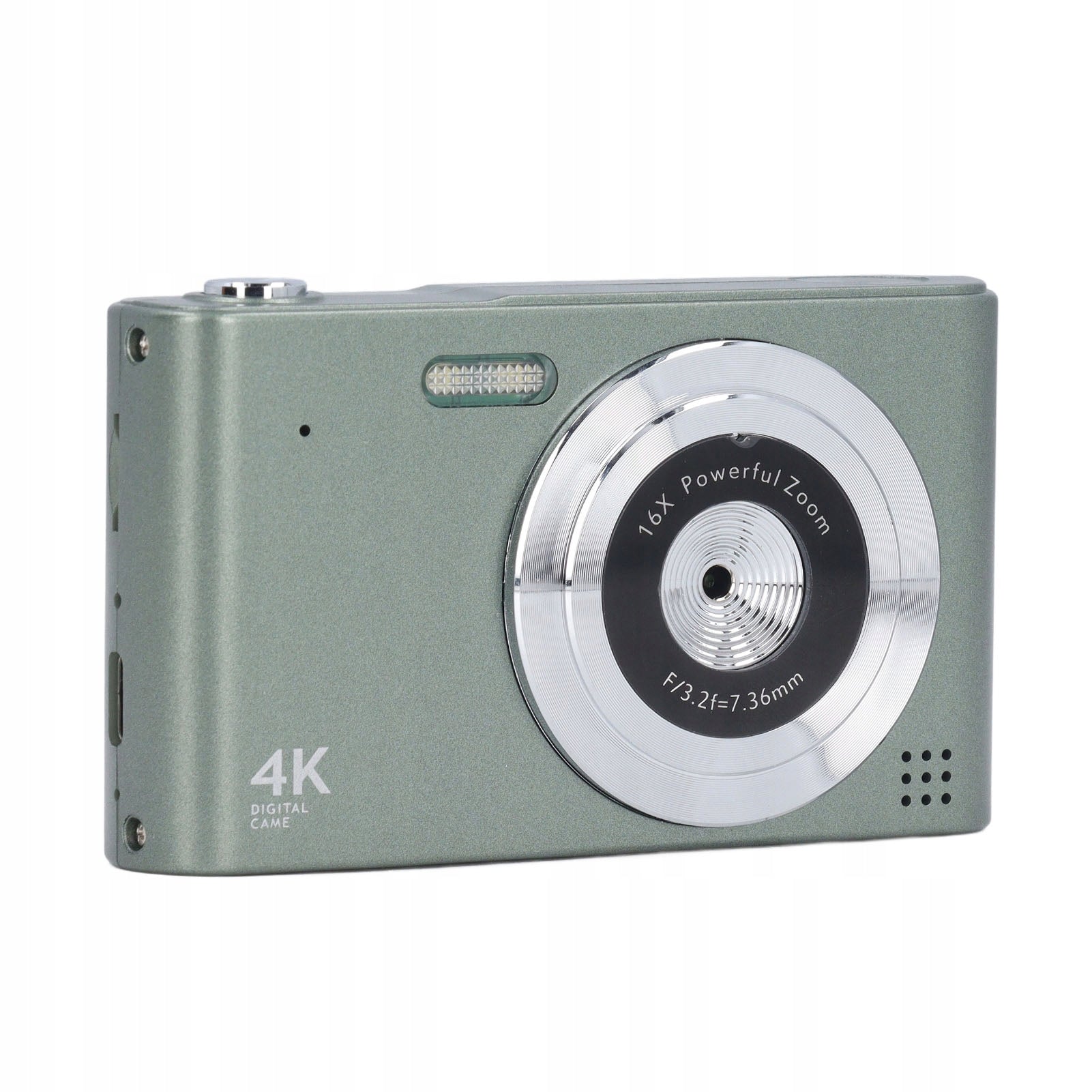4K Digital Camera, Compact CCD Camera Interface 48MP 1/4 inch Screen 2,4 Model 0493FPLJ