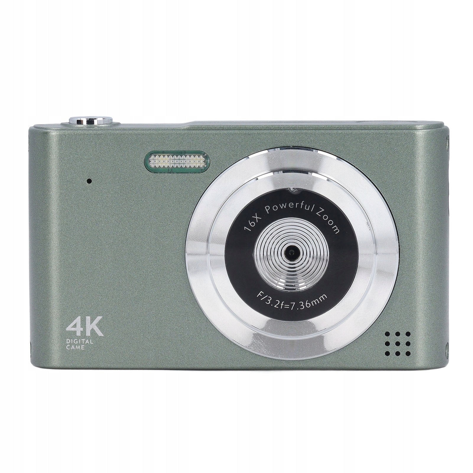 4K Digital Camera, Compact CCD Camera Interface 48MP 1/4 inch Screen 2,4