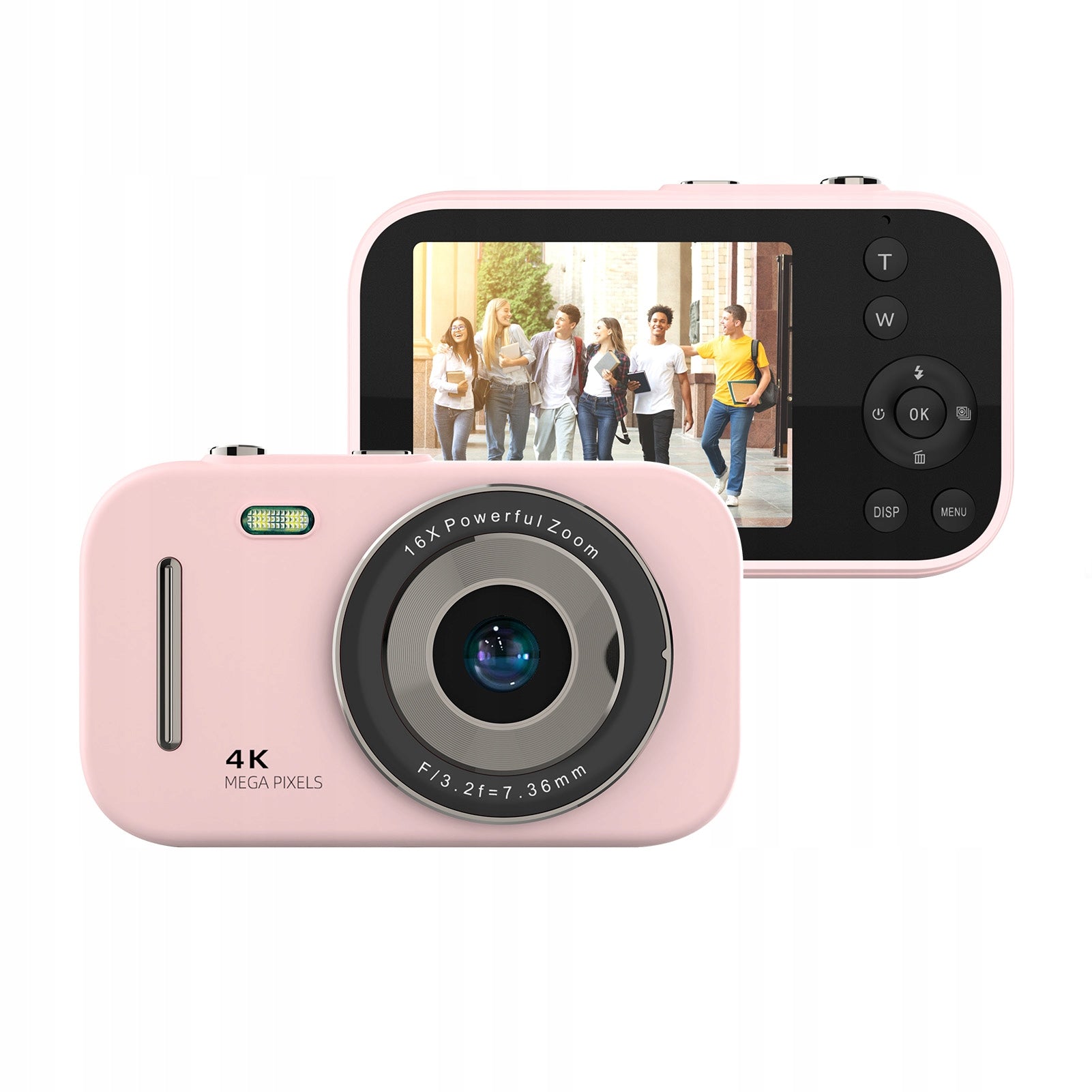 4K Digital Camera Portable 48MP Digital Video Camera 2,8 Inch GA Model 4576DXVP