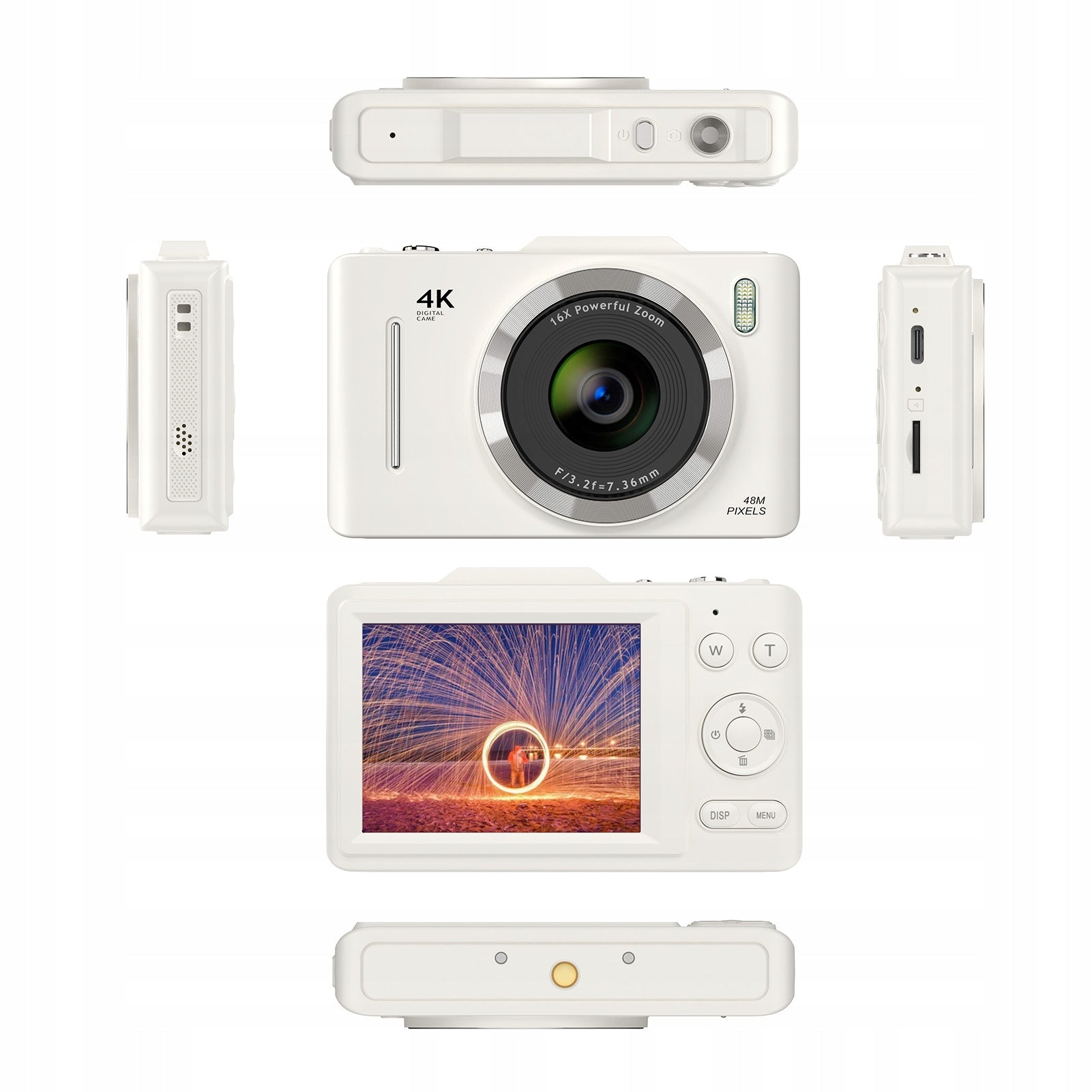 4K Digital Camera Portable 48MP Digital Video Camera 2,8 inch IPS GN Brand no brand