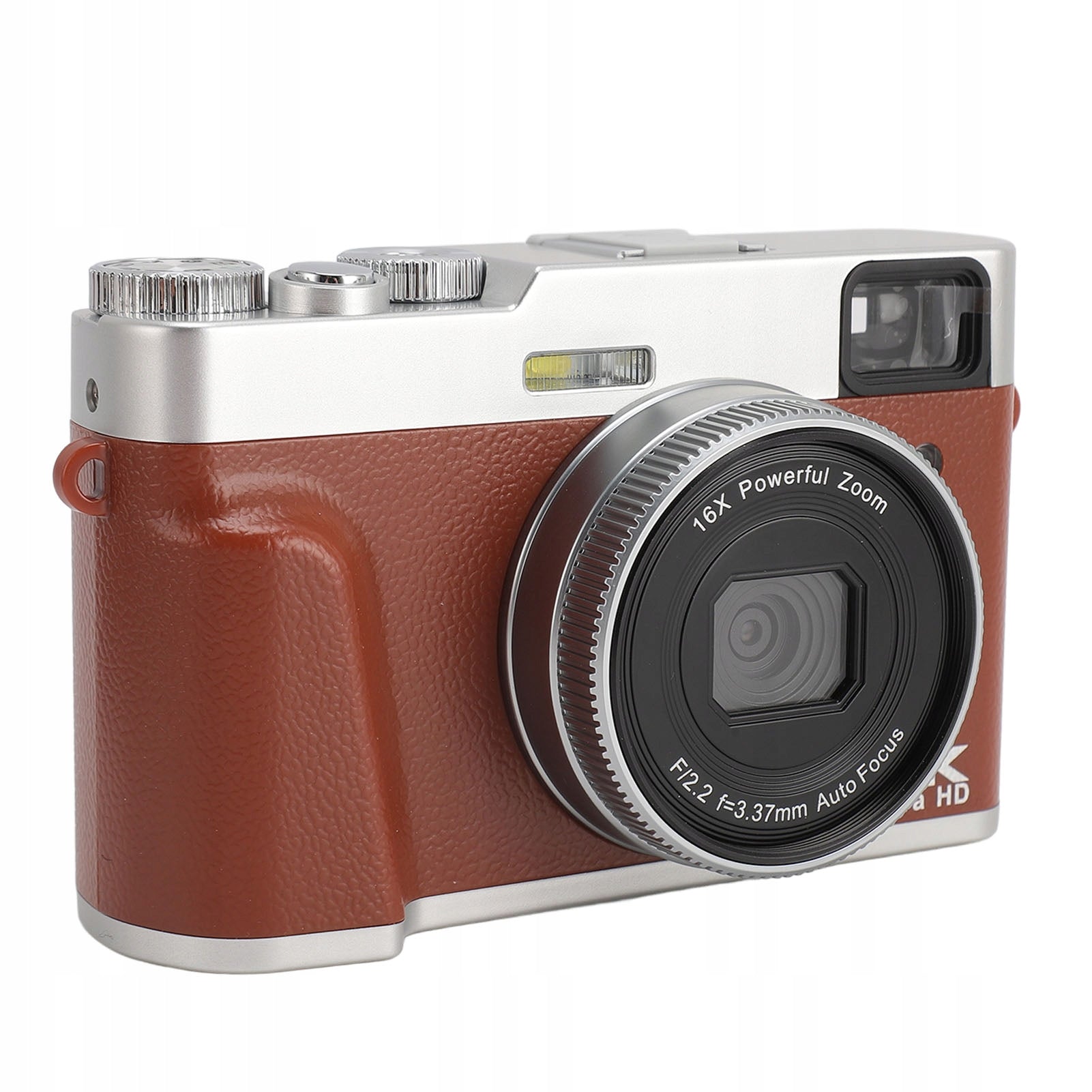 4K Digital Camera, Vlogging Camera Portable 100–240V Aluminum Alloy