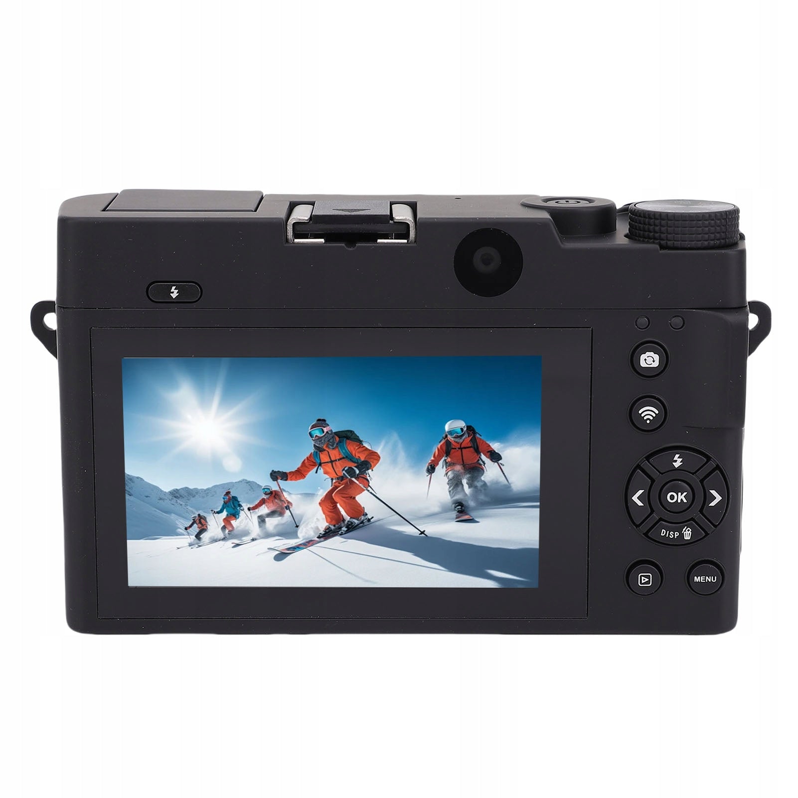 4K Digital Camera for 75MP HD Photography Dual Lens WiFi 18x CL Model 2748MEWA