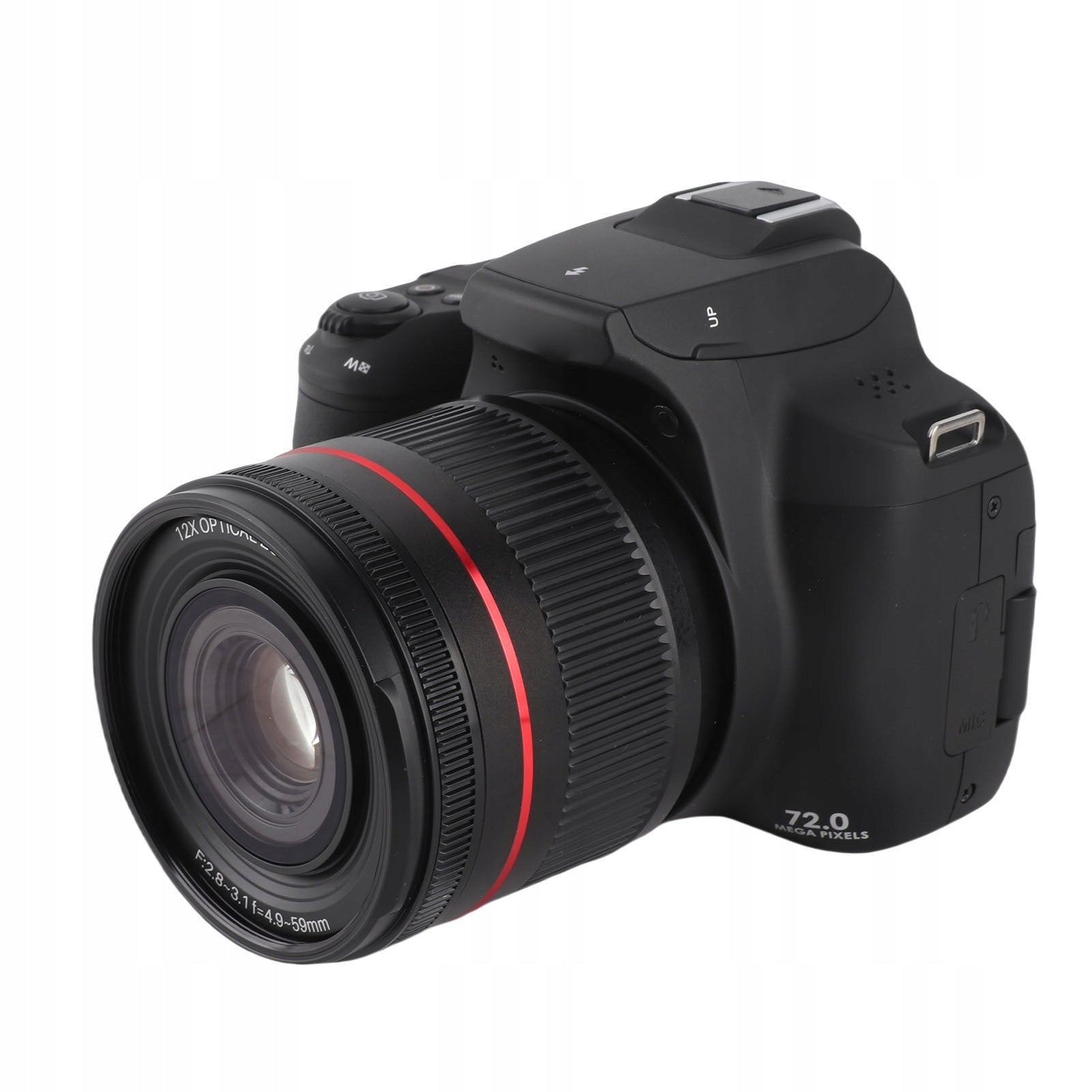 4K Digital Camera for Photography and Video WiFi 72MP 12x 30x Zoom YP Model 7312BJZI