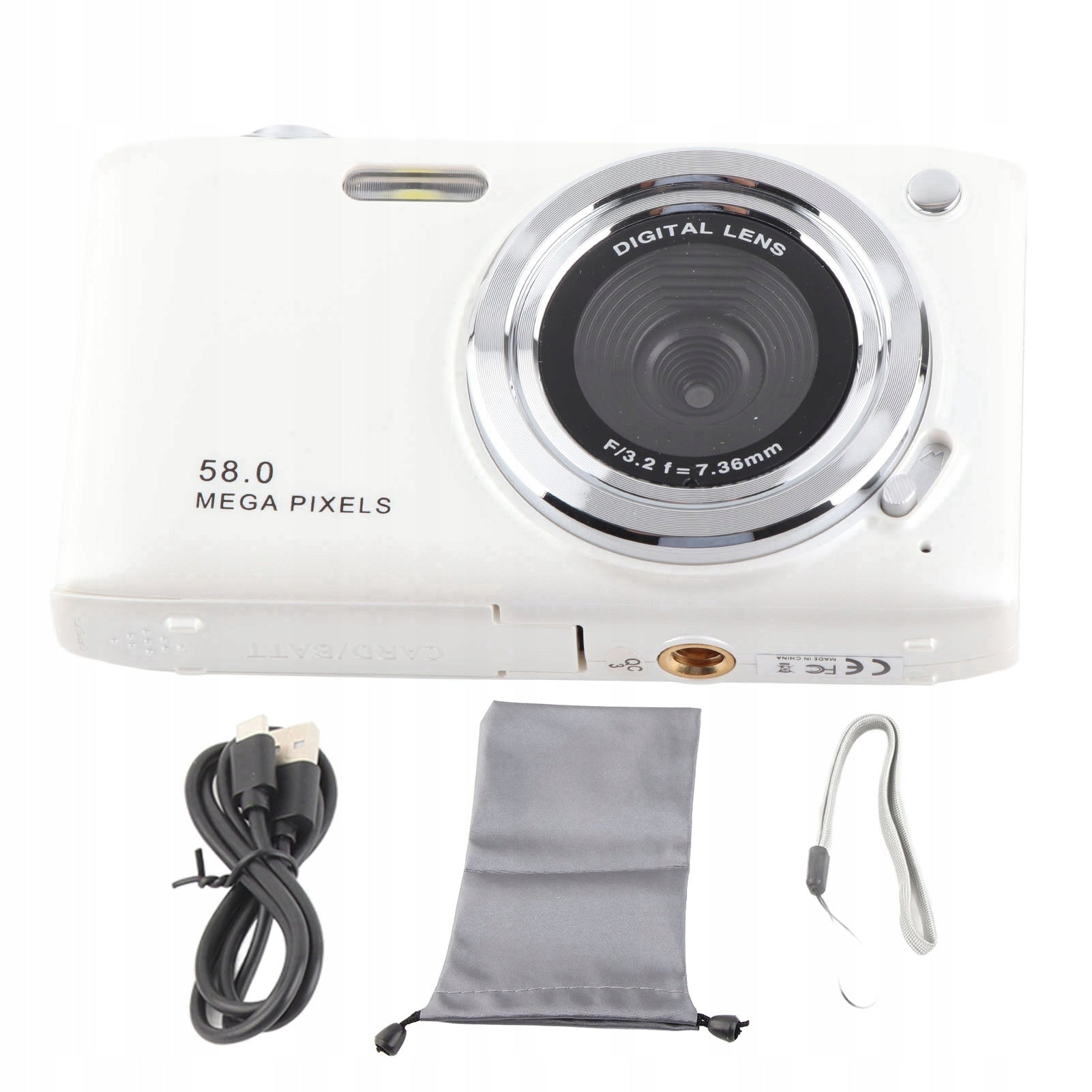4K Digital Camera for Teens 58MP HD 2,88 inch Screen 16x Zoom EG Brand no brand