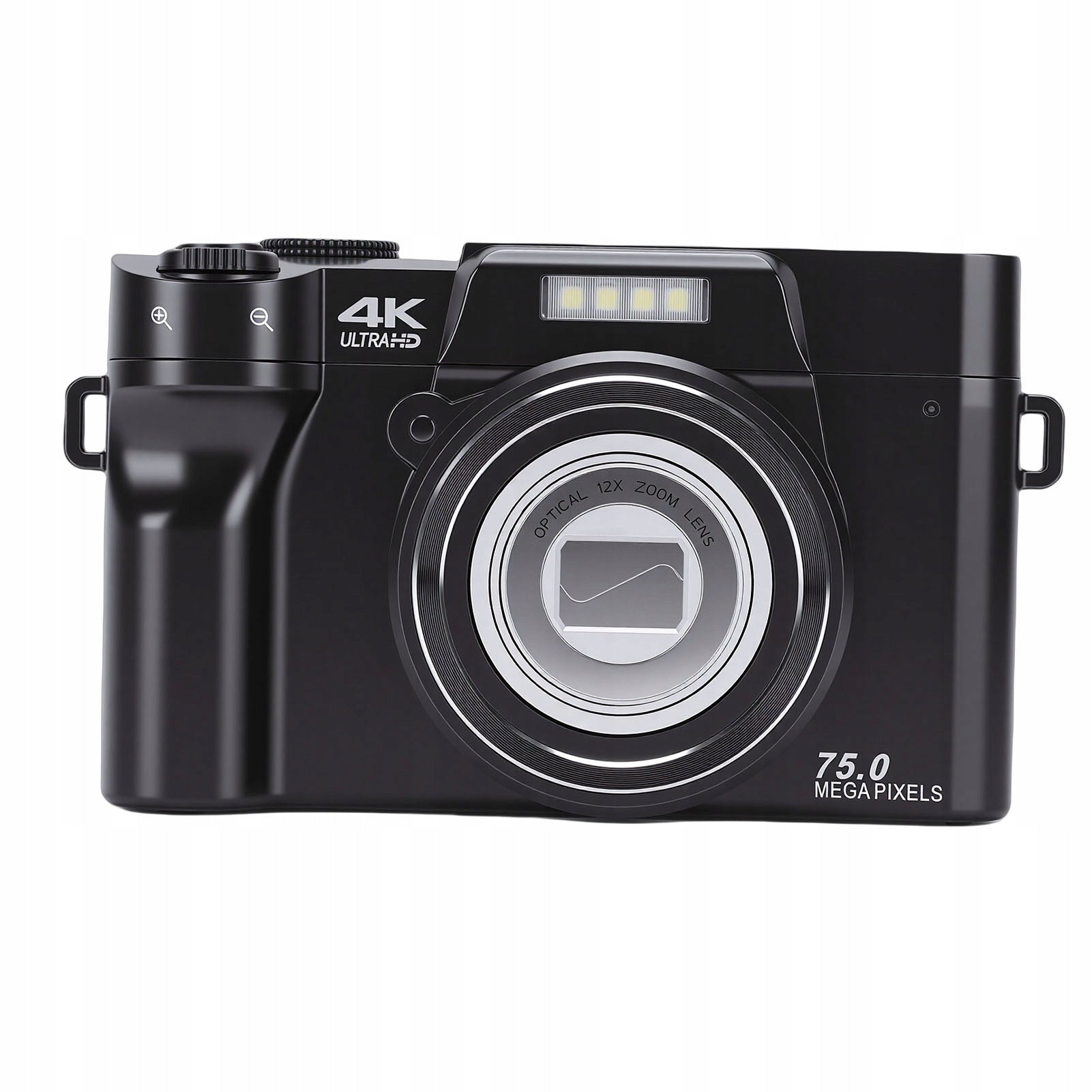 4K Digital Camera with 12x Optical Zoom WIFI 75MP Portable T3 Model 9228UWYU