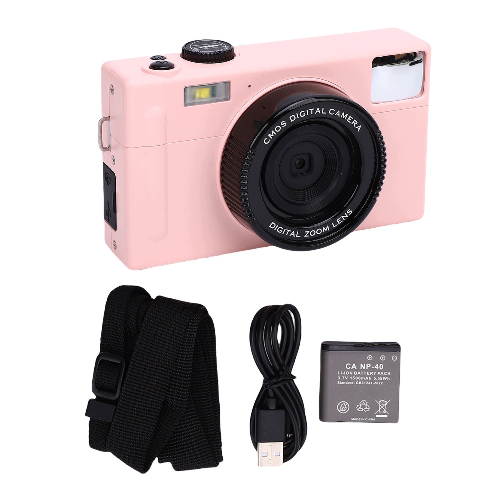 4K Digital Camera with Auto Focus 64MP HD Camera with 10V Model 2524RBXN