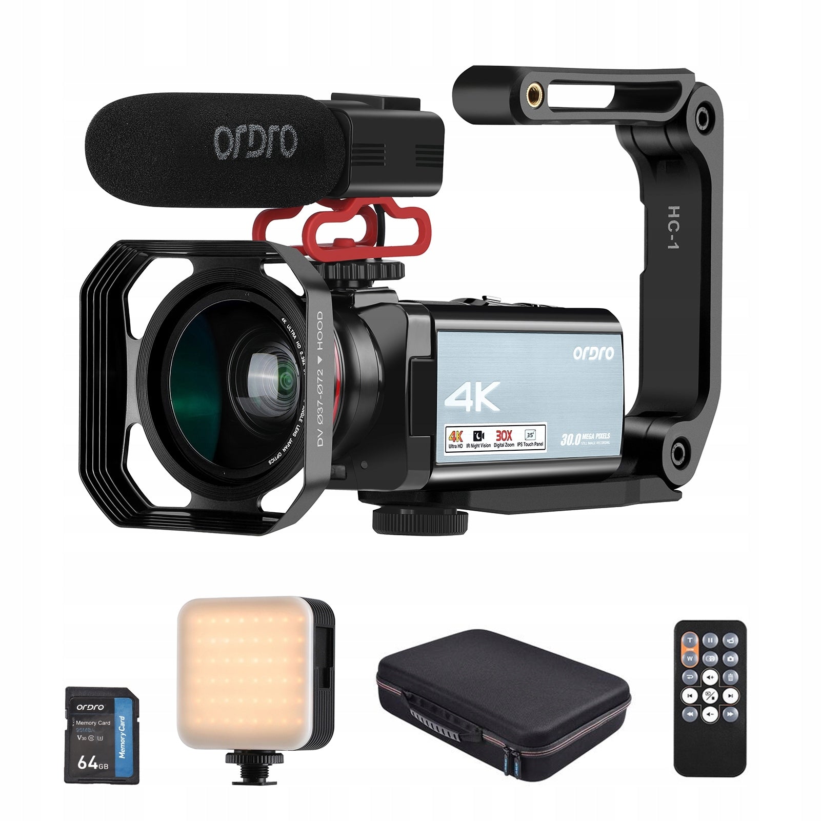4K Digital Video Camera Wi-Fi Camera DV Recorder 3,5 Inch Touch Panel Brand no brand