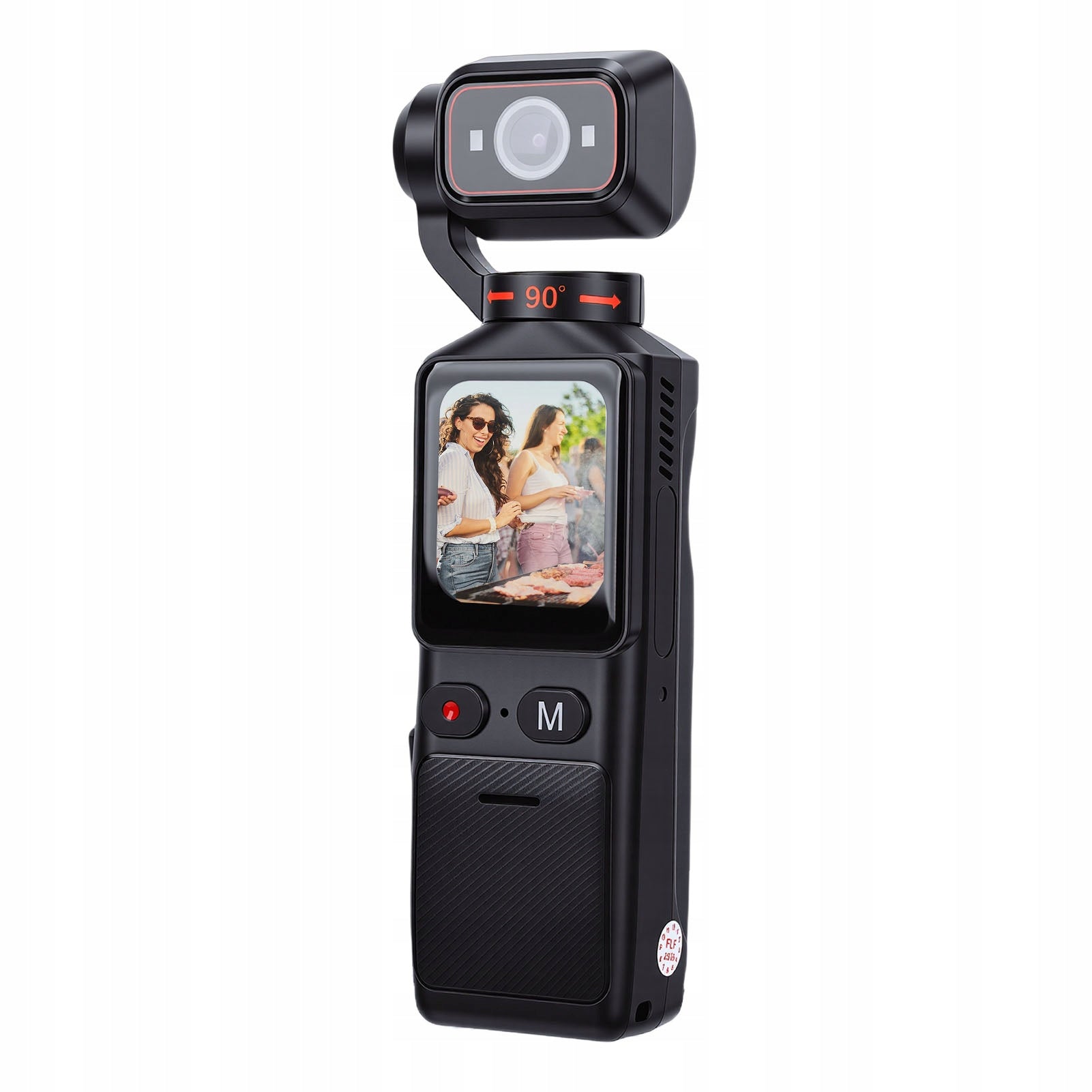 4K HD Handheld Camera 140° Wide Angle Touch Screen Anti Shake 4W Brand no brand